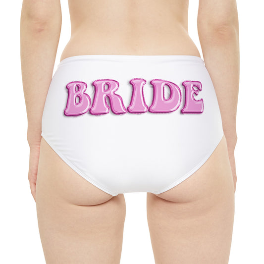 Serenity Bride High-Waist Bikini Bottom