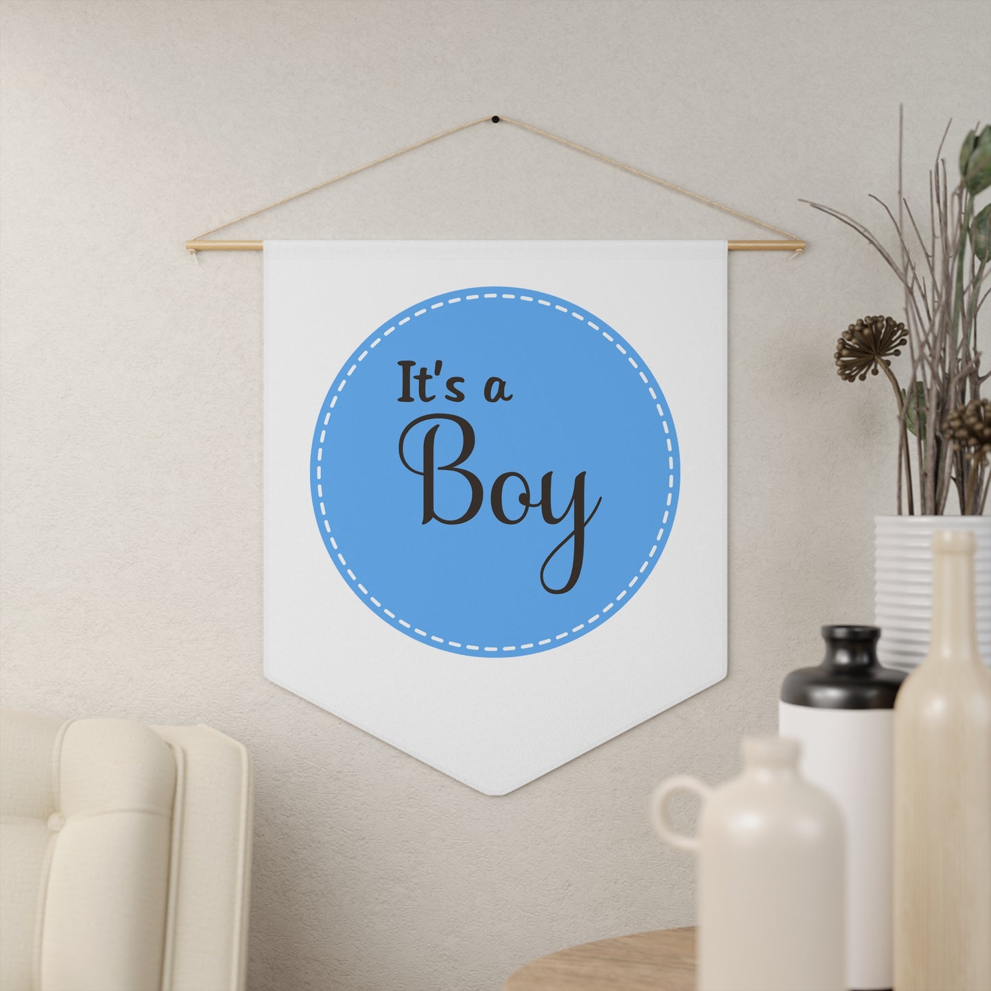 Its a Boy Pennant