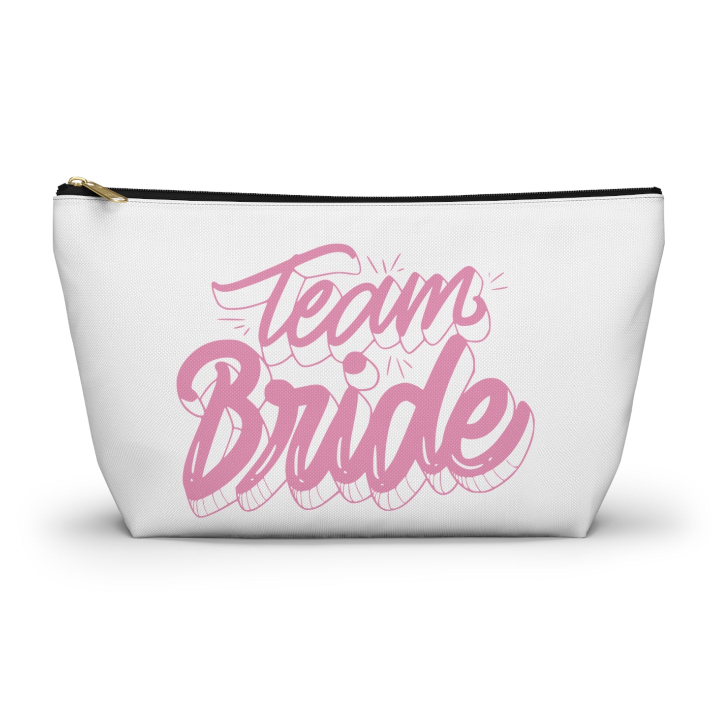 Team Bride, Accessory Pouch, Bachelorette Party, Bridal Party, Bridesmaid, Toiletry Bag, Make Up Bag