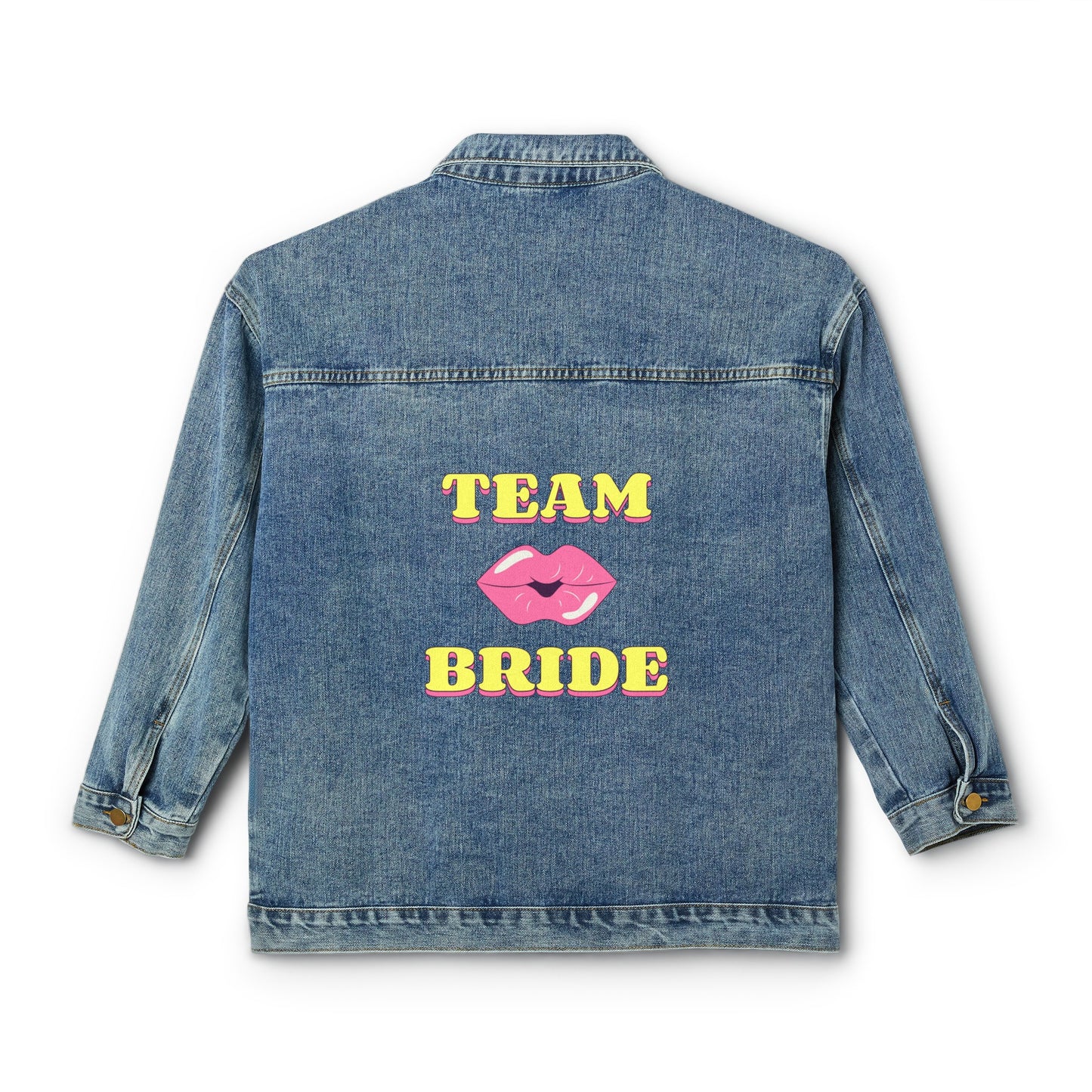 Women's Denim Jacket, Bridesmaid, Team Bride, Bachelorette, Wedding