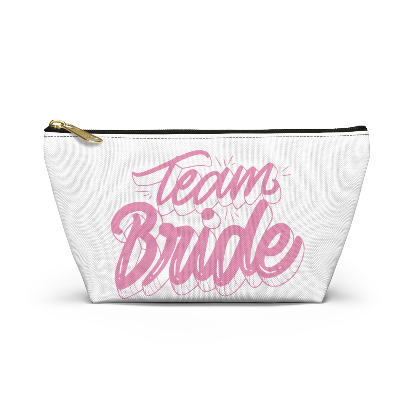 Team Bride, Accessory Pouch, Bachelorette Party, Bridal Party, Bridesmaid, Toiletry Bag, Make Up Bag