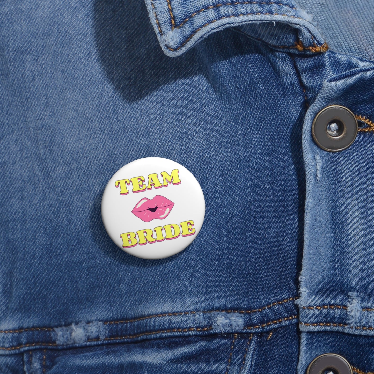 Team Bride Button Pins