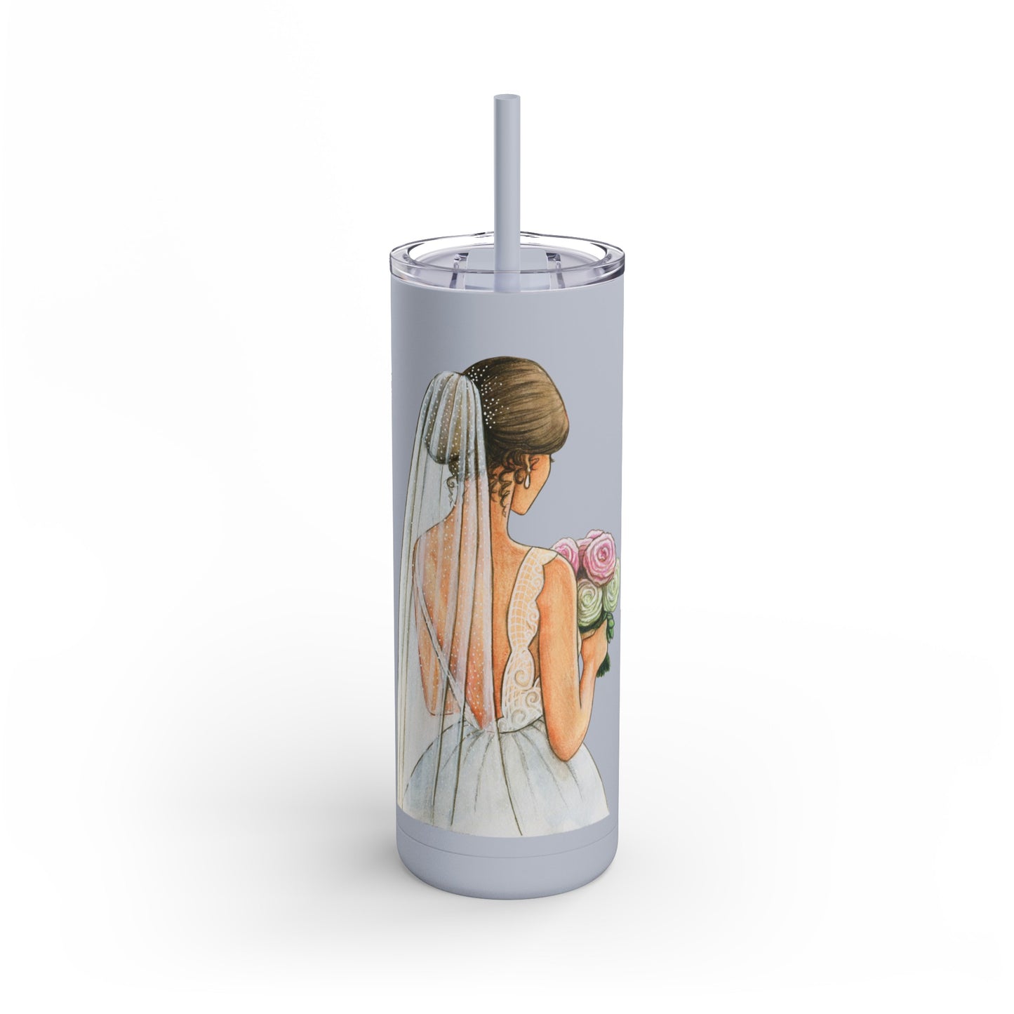 Beautiful Bride Skinny Tumbler