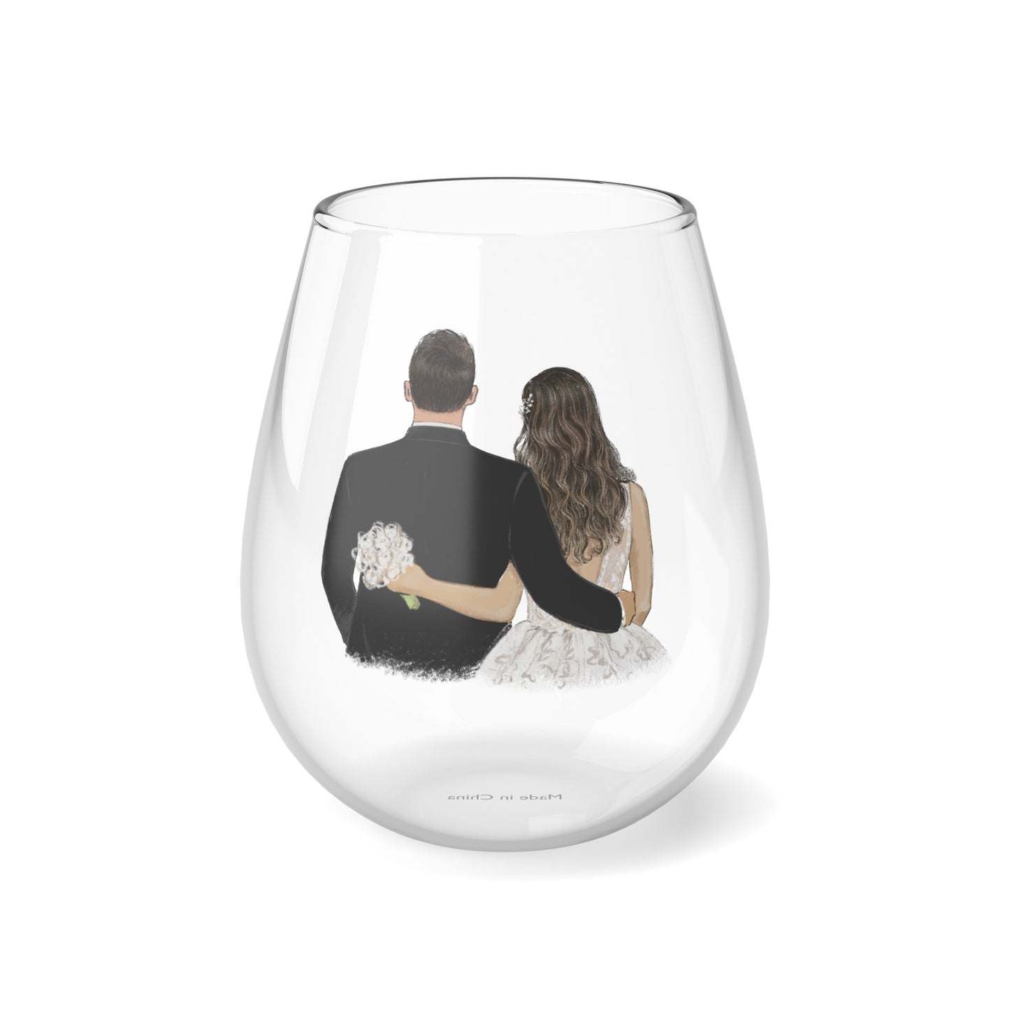 Weeding Seamless Wine Glass