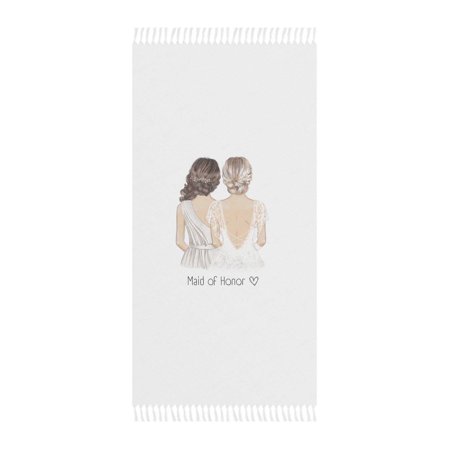 Maid of Honor Beach Towel