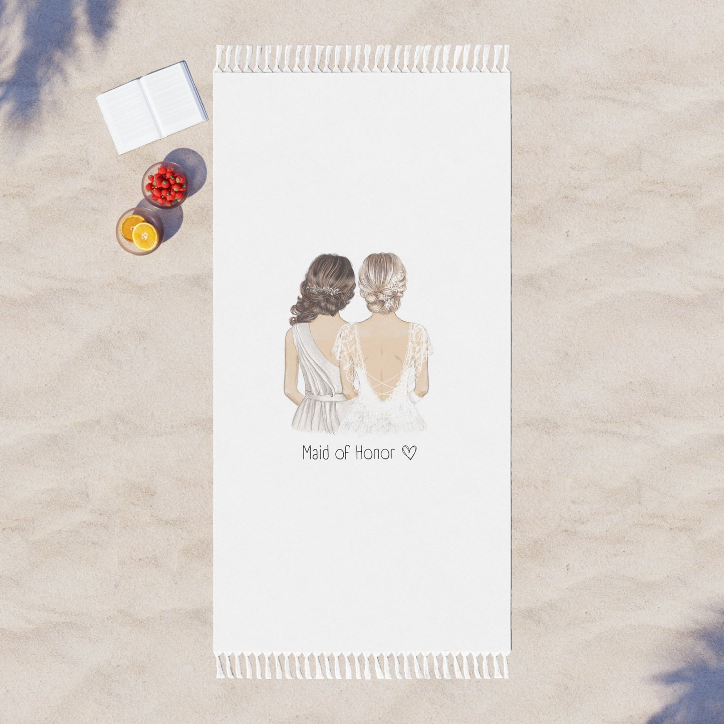 Maid of Honor Beach Towel