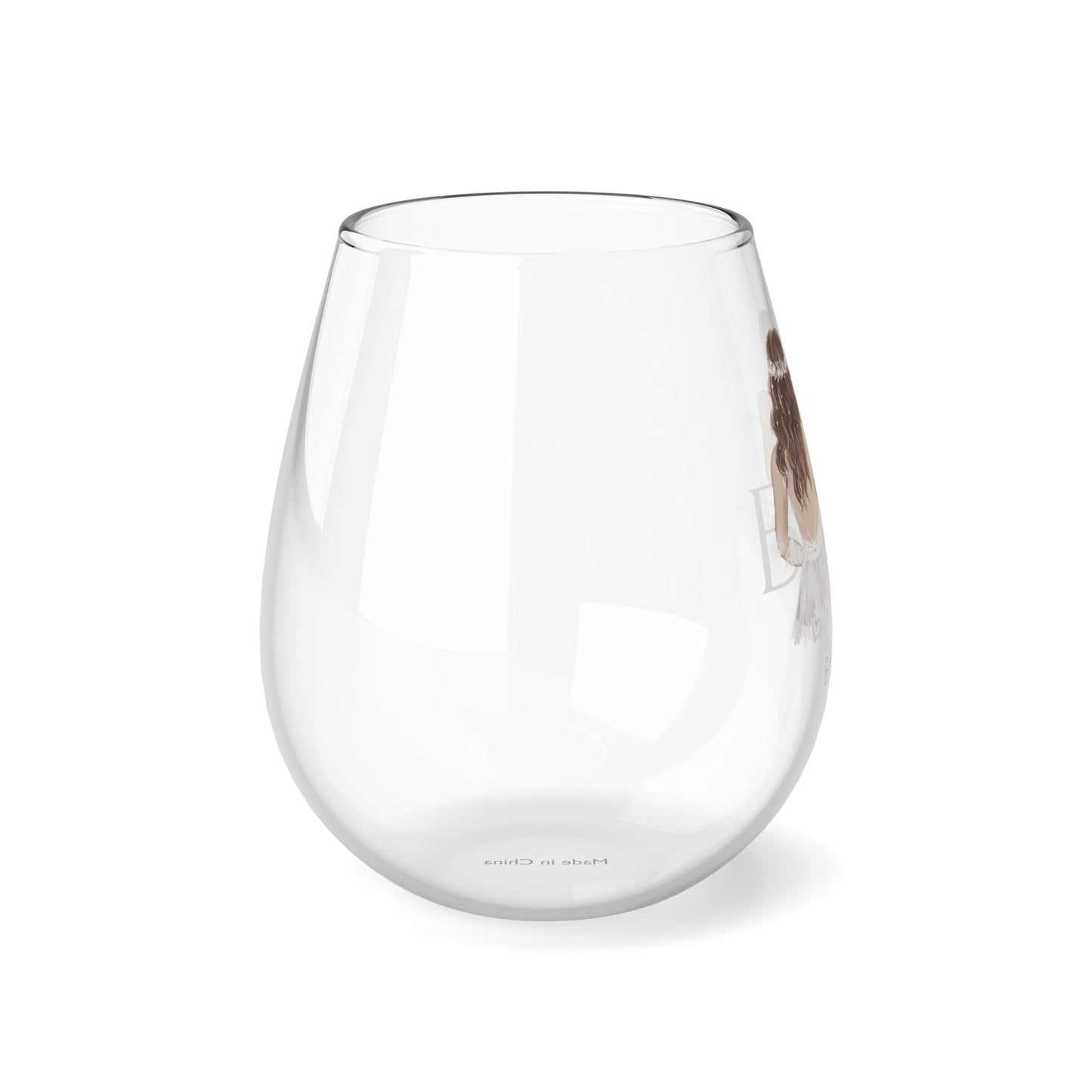 Bridesmaid Stemless Wine Glass