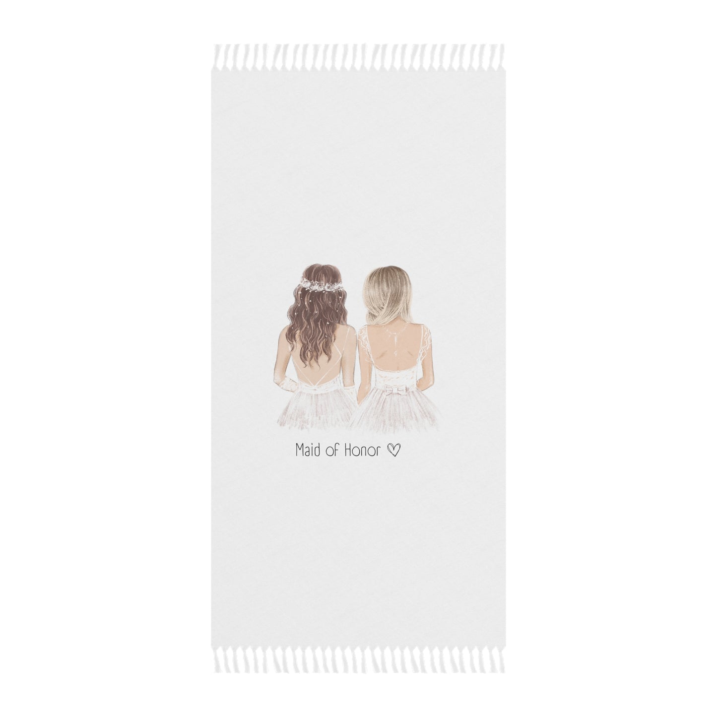 Maid of Honor Beach Towel