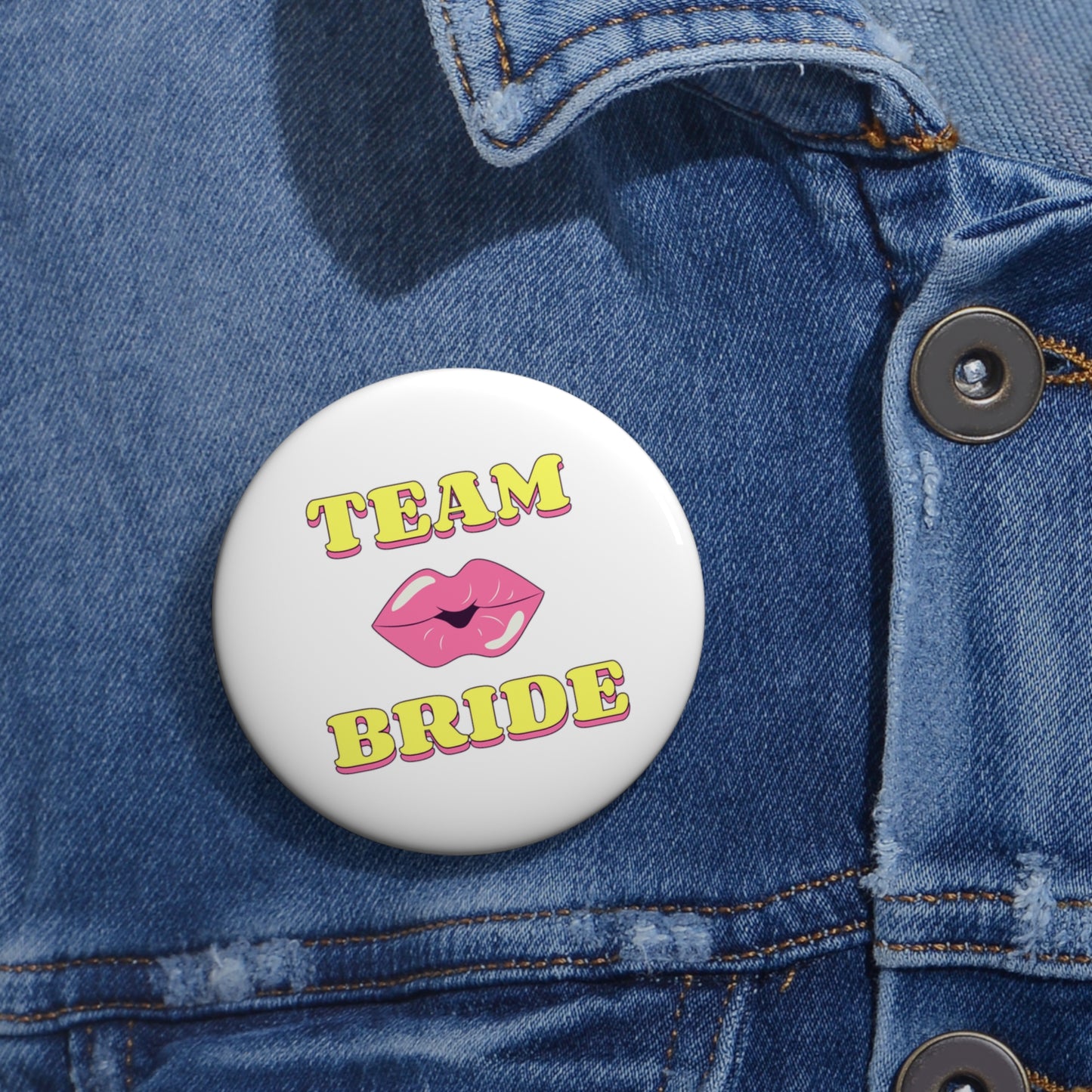 Team Bride Button Pins