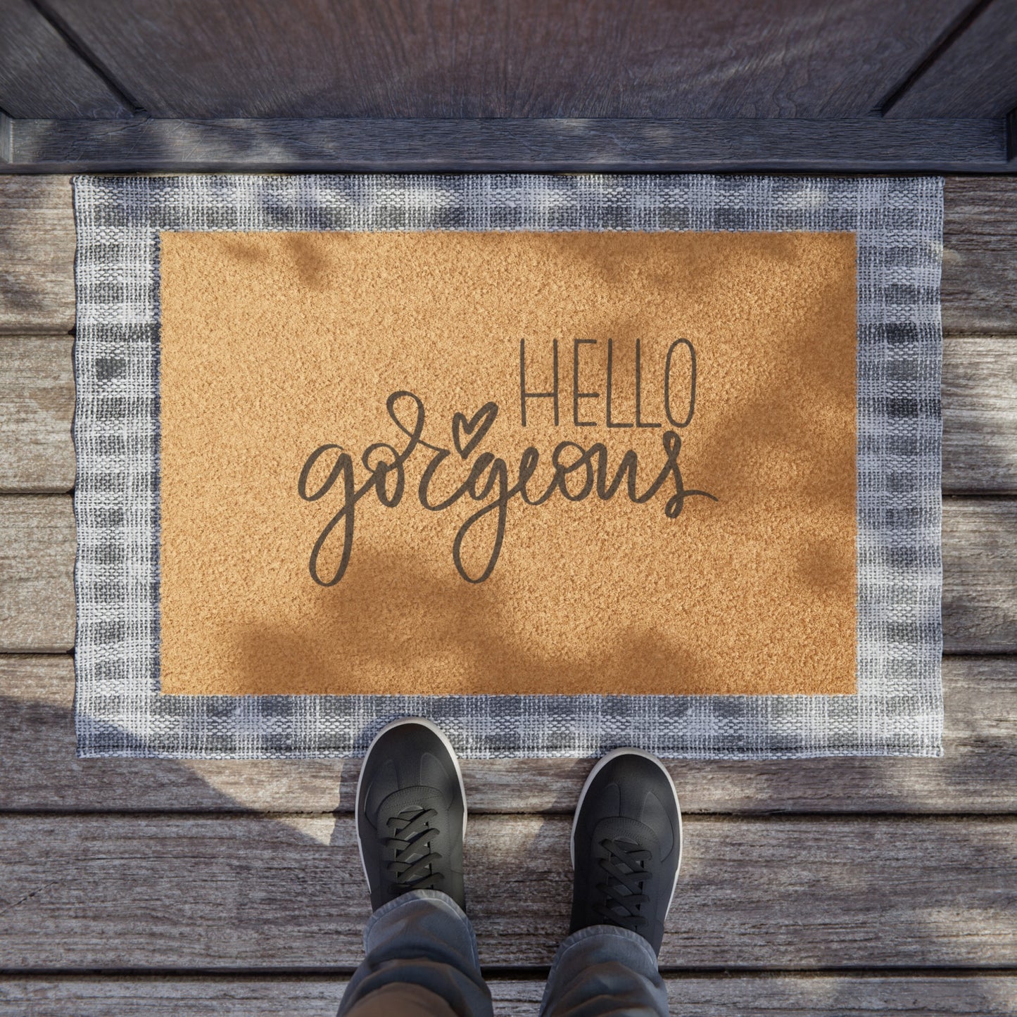 Hello Gorgeous Doormat