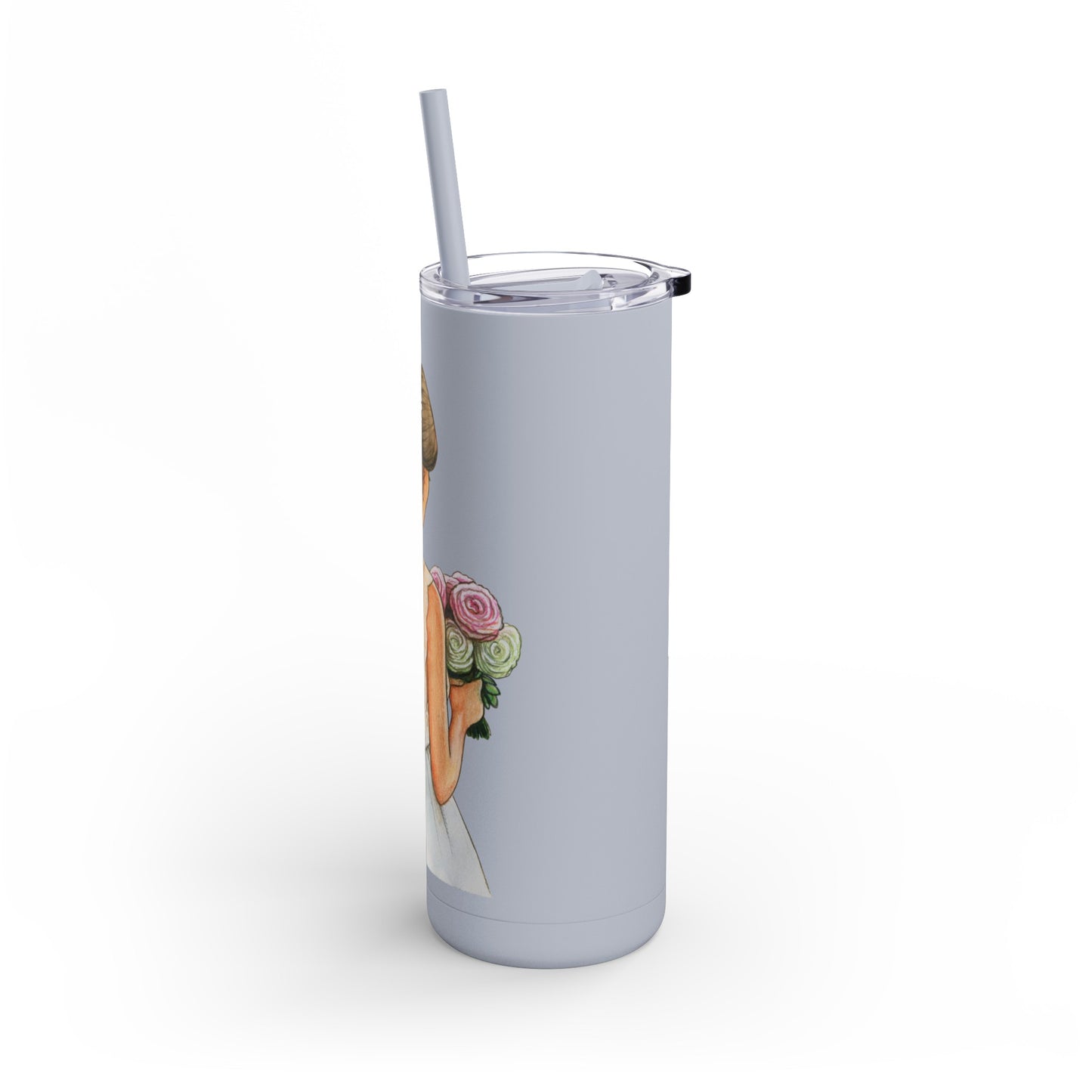 Beautiful Bride Skinny Tumbler