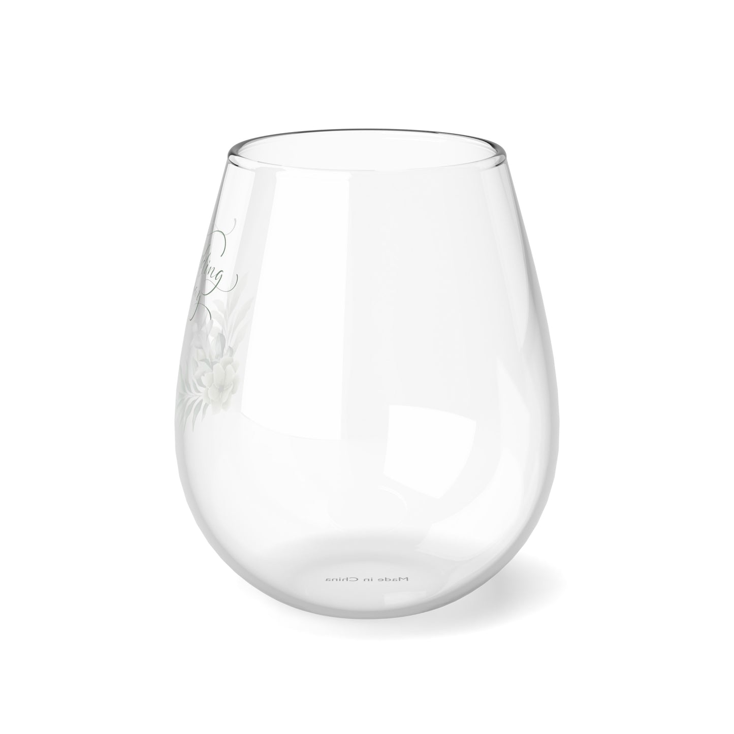 Wedding Day Wine Glass