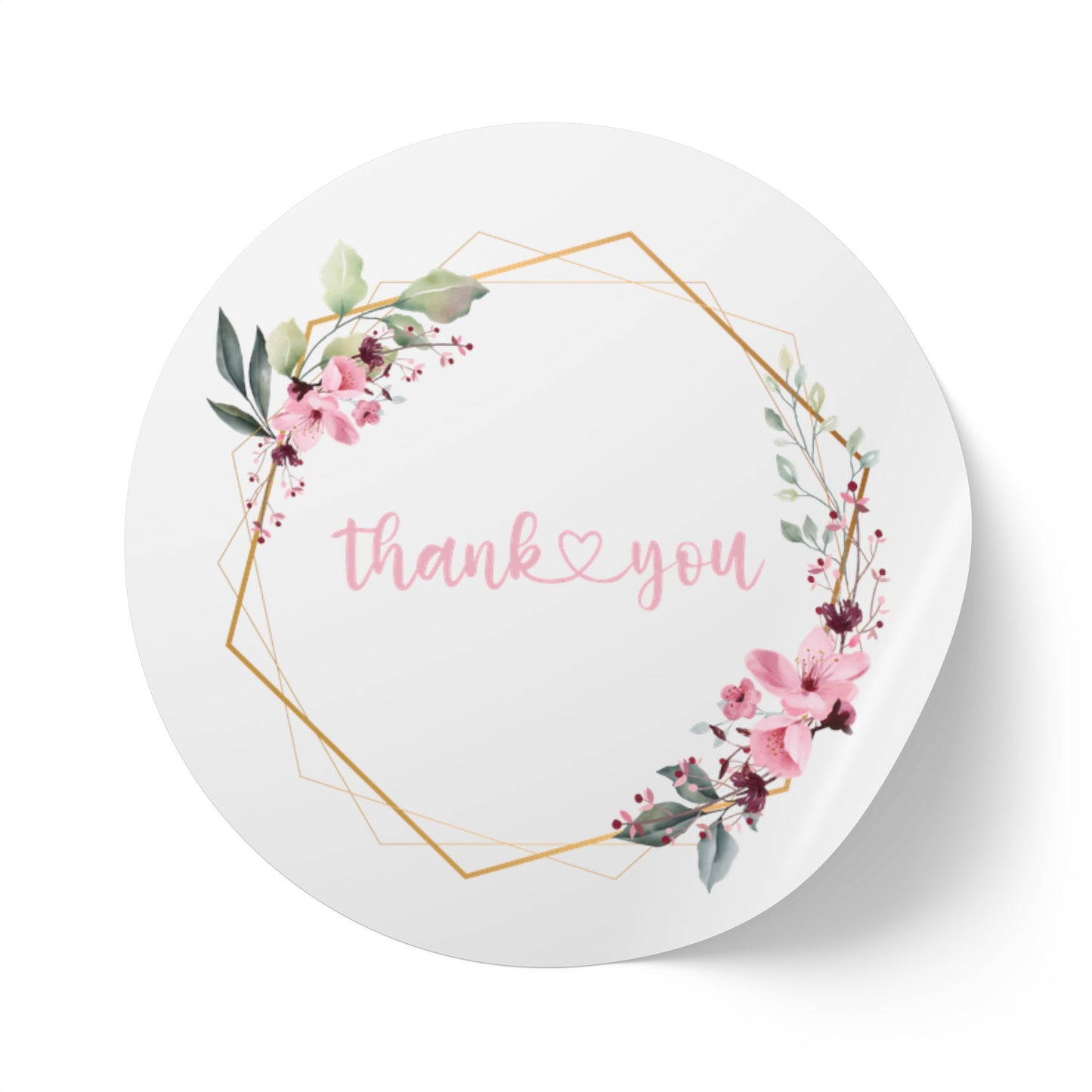 Thank you sticker labels, Wedding Favors, Thank you cards