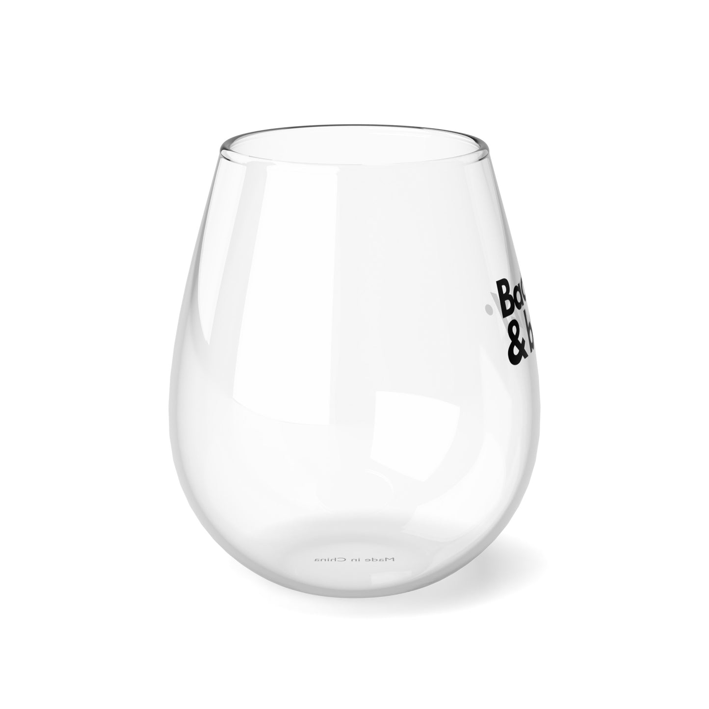 Bach & Boozy Wine Glass