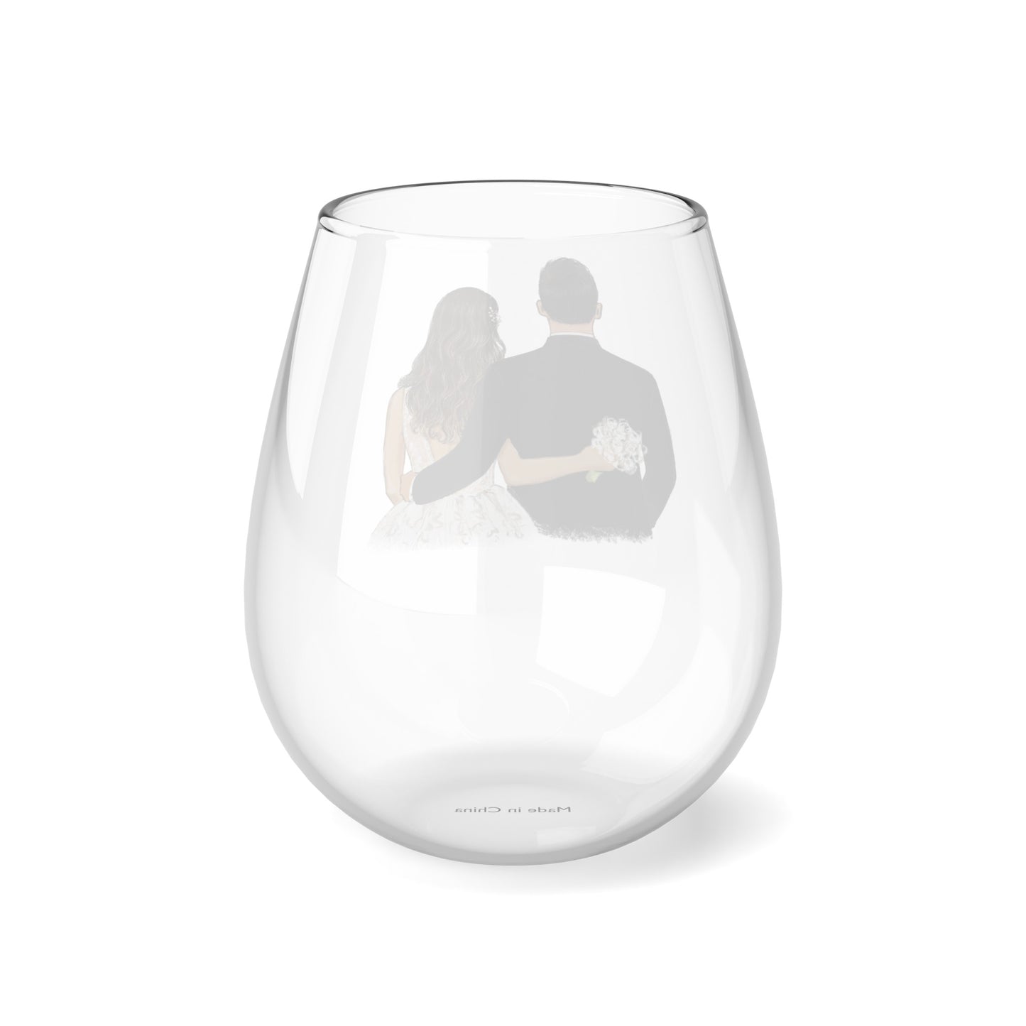 Weeding Seamless Wine Glass