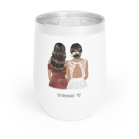 Bridesmaid Wine Tumbler