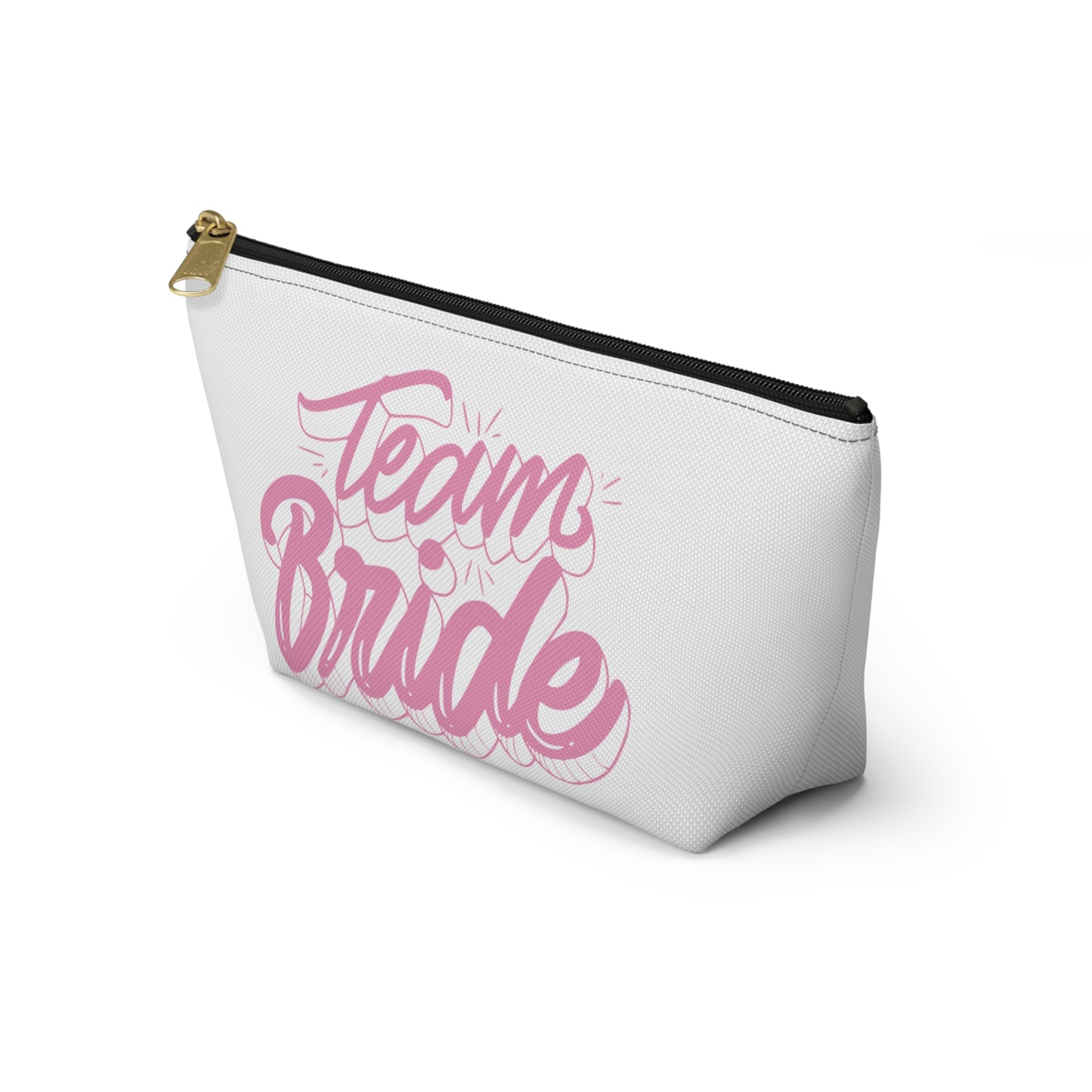 Team Bride, Accessory Pouch, Bachelorette Party, Bridal Party, Bridesmaid, Toiletry Bag, Make Up Bag