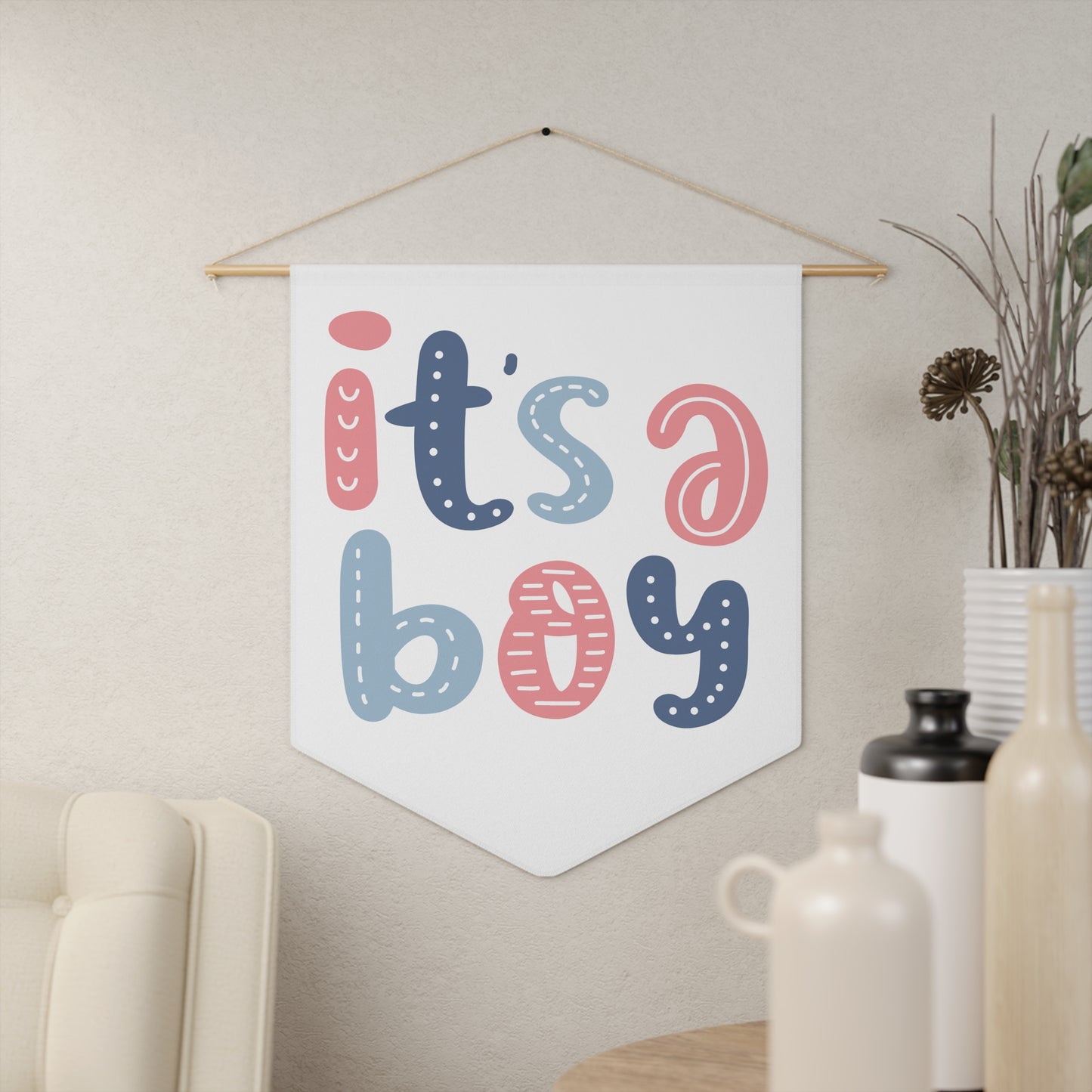 It's a Boy Pennant