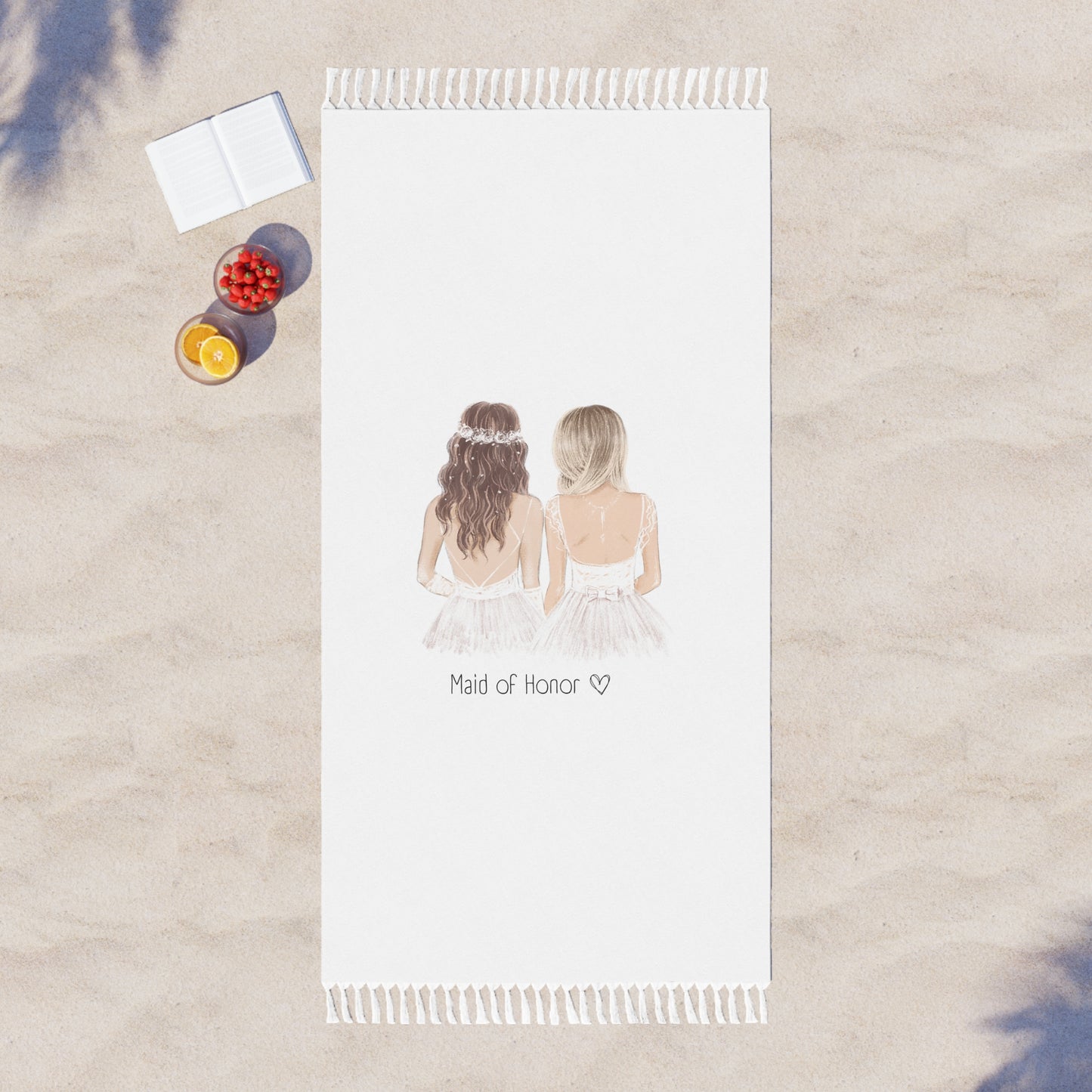 Maid of Honor Beach Towel