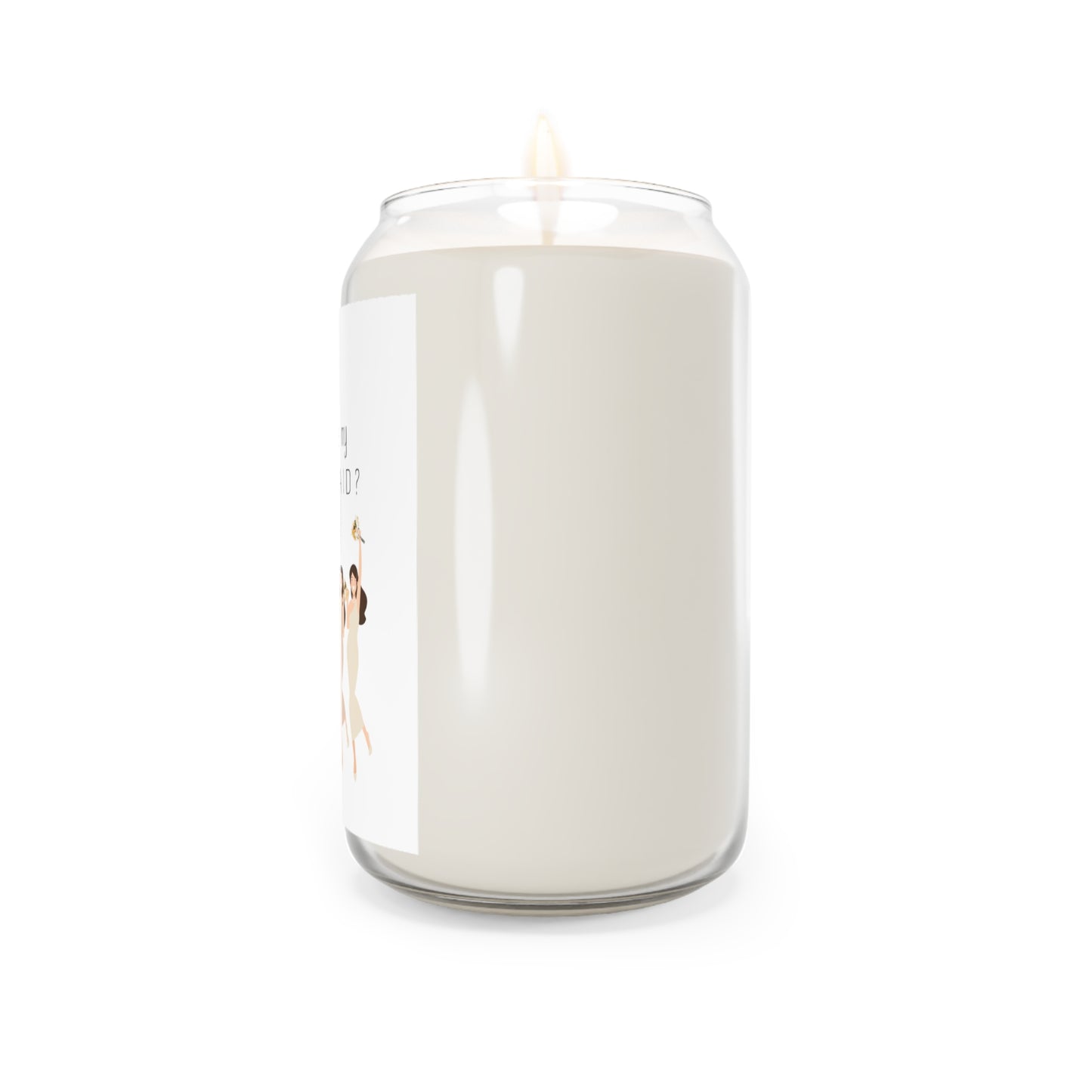 Bridesmaid Proposal Candle Neutral Colors