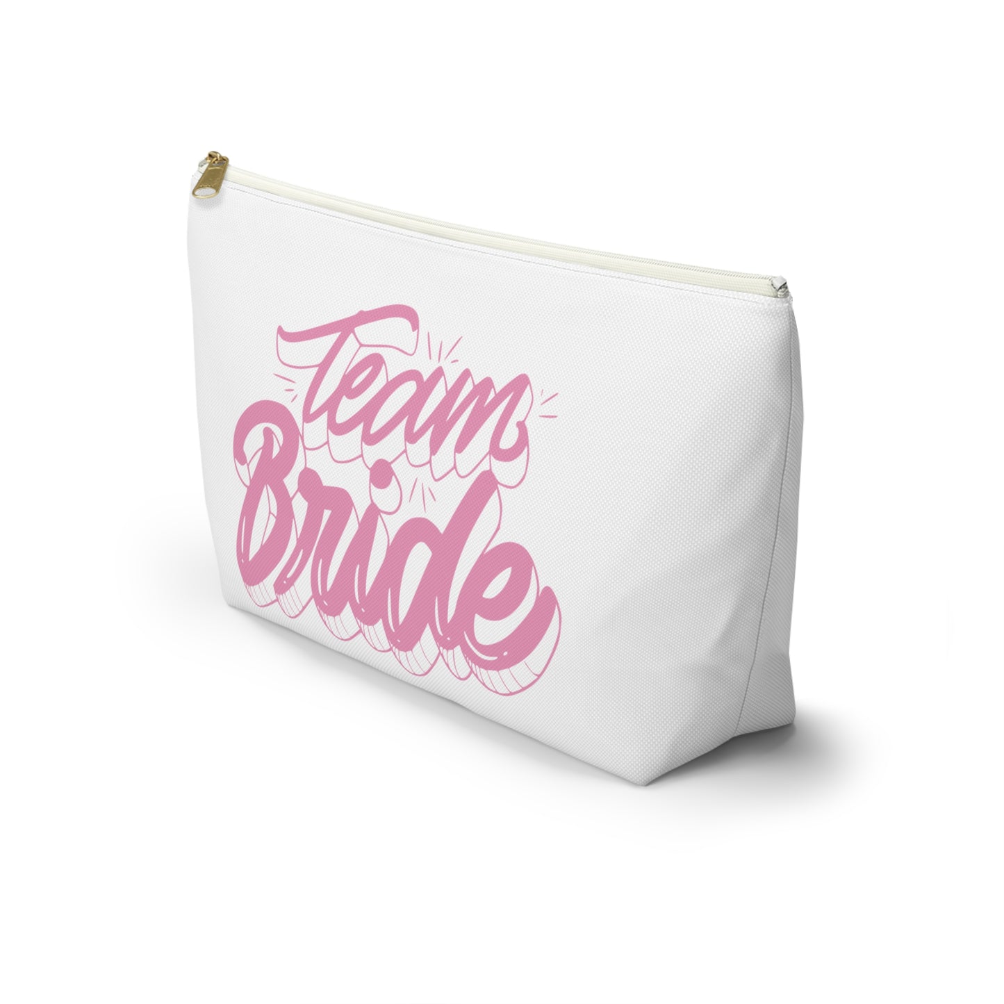 Team Bride, Accessory Pouch, Bachelorette Party, Bridal Party, Bridesmaid, Toiletry Bag, Make Up Bag