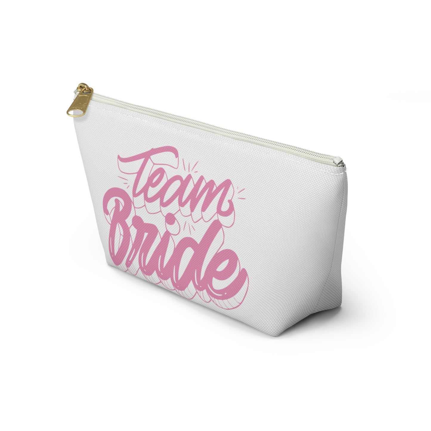 Team Bride, Accessory Pouch, Bachelorette Party, Bridal Party, Bridesmaid, Toiletry Bag, Make Up Bag