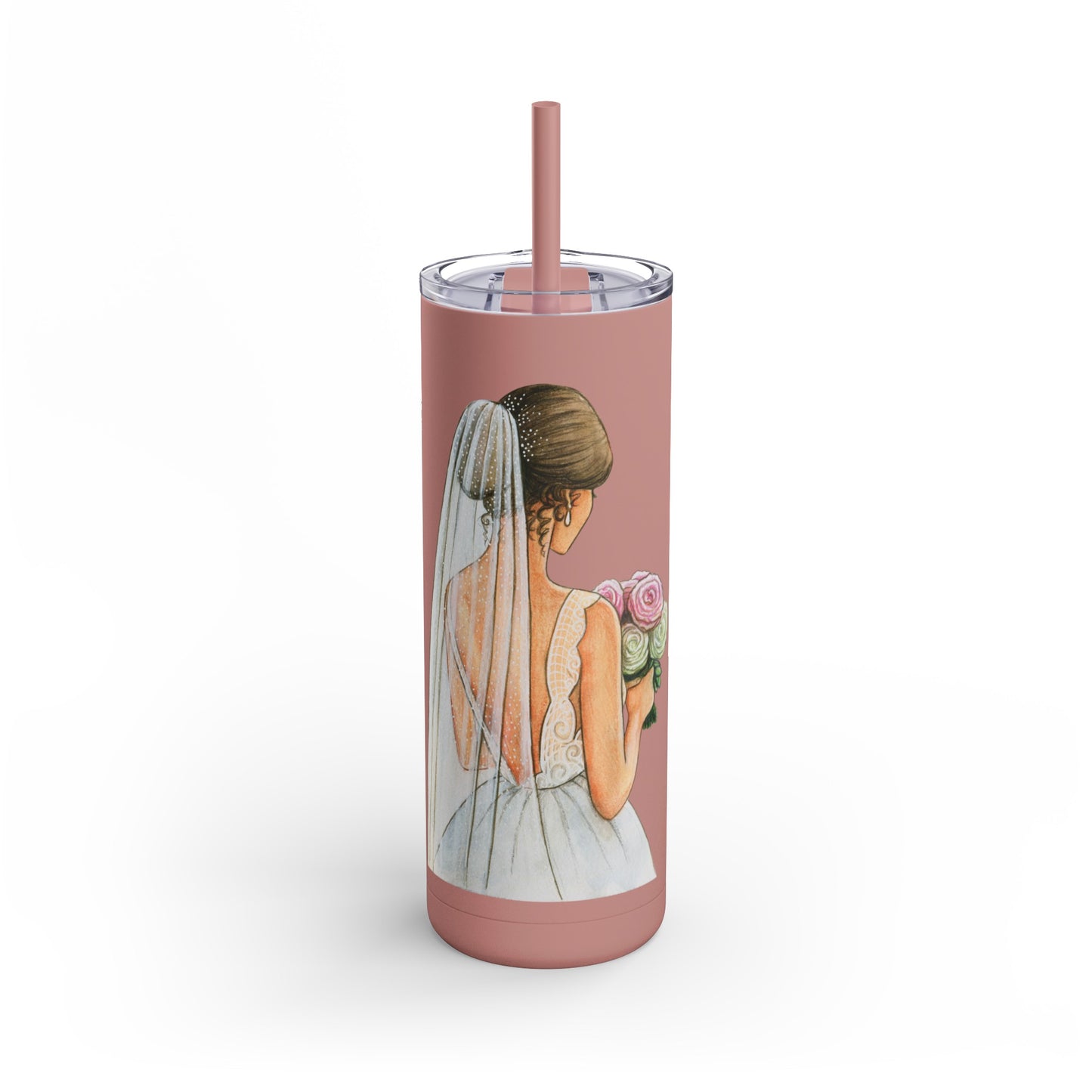 Beautiful Bride Skinny Tumbler