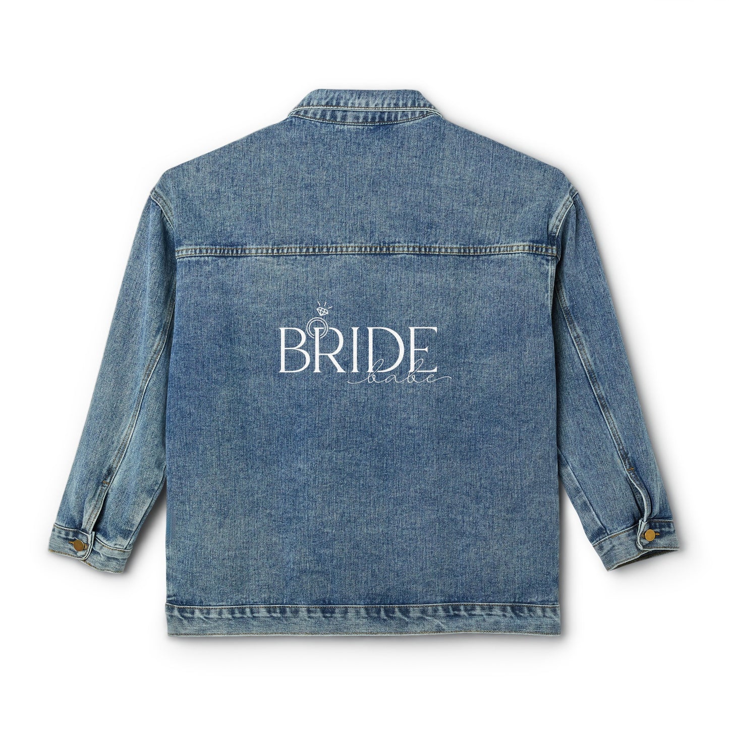 Women's Denim Jacket, Bride Babe, Wedding Gift, Bridal Party, Bachelorette