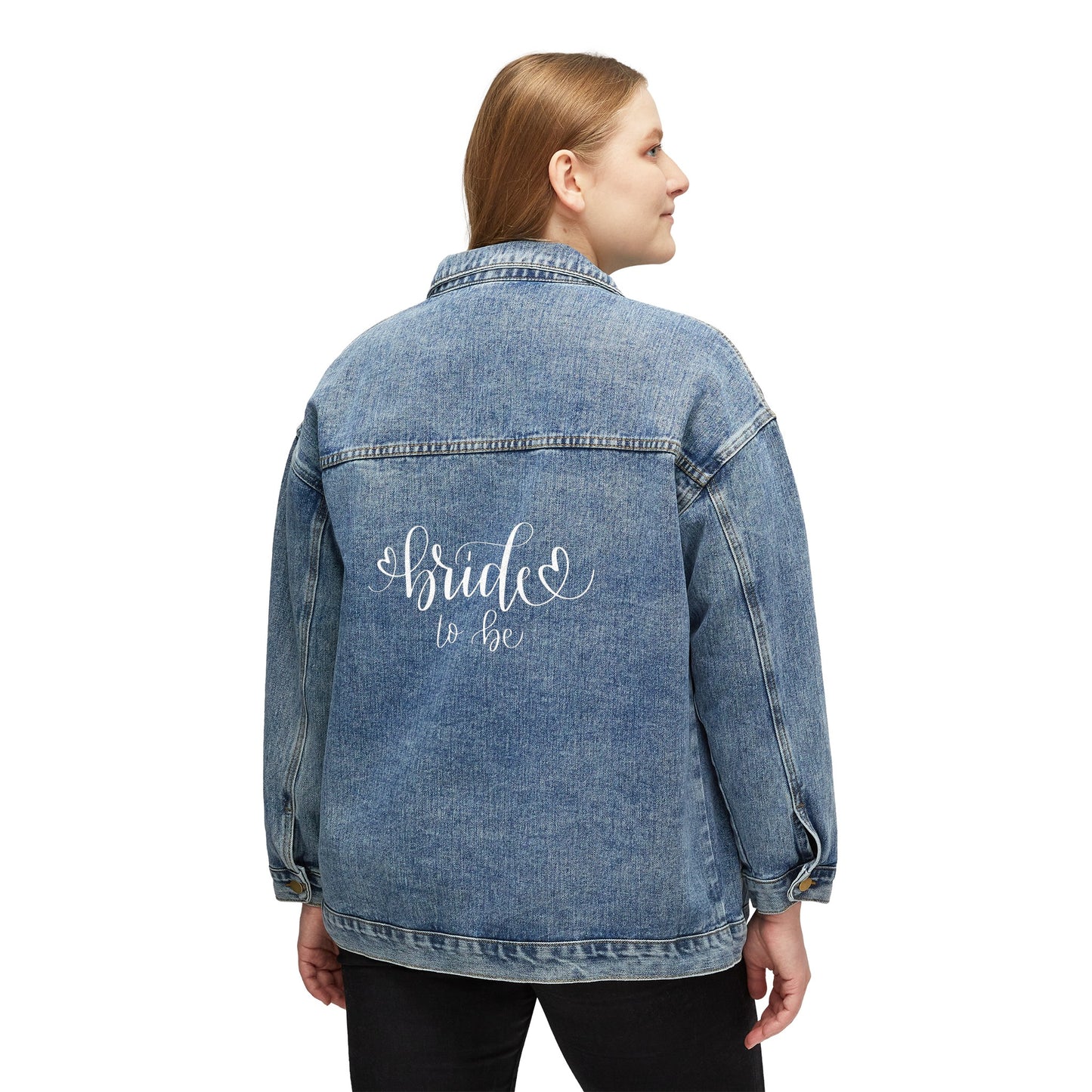 Women's Denim Jacket, Bride to Be, Engagement Gift, Bridal Party, Bachelorette