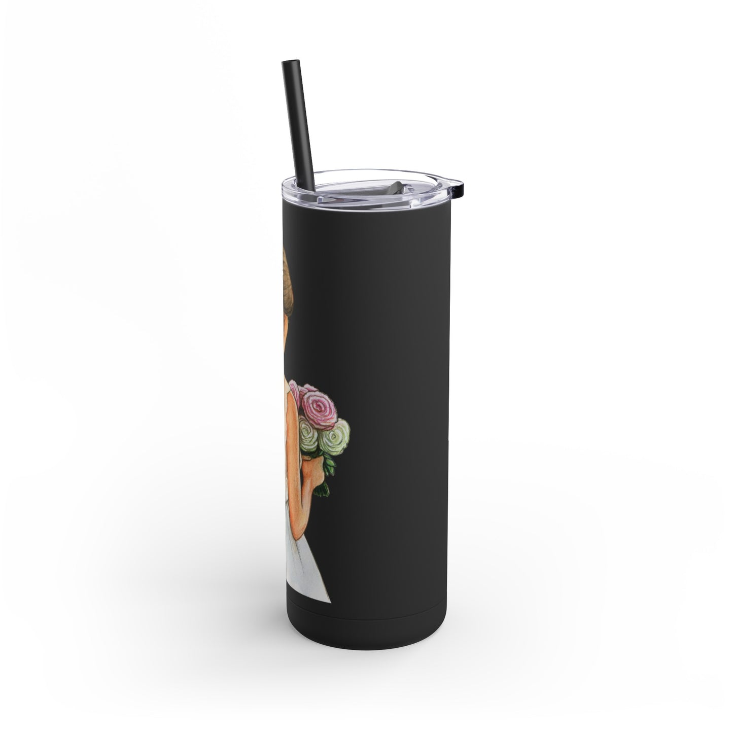 Beautiful Bride Skinny Tumbler