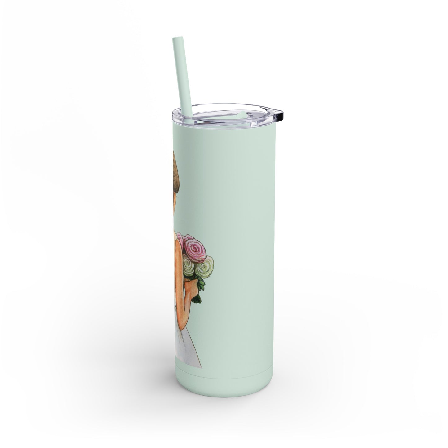 Beautiful Bride Skinny Tumbler