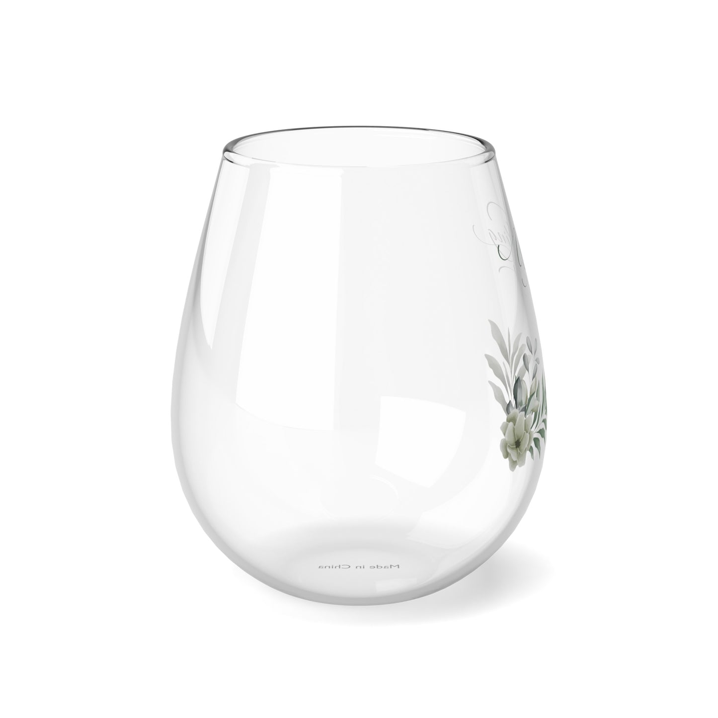 Wedding Day Wine Glass