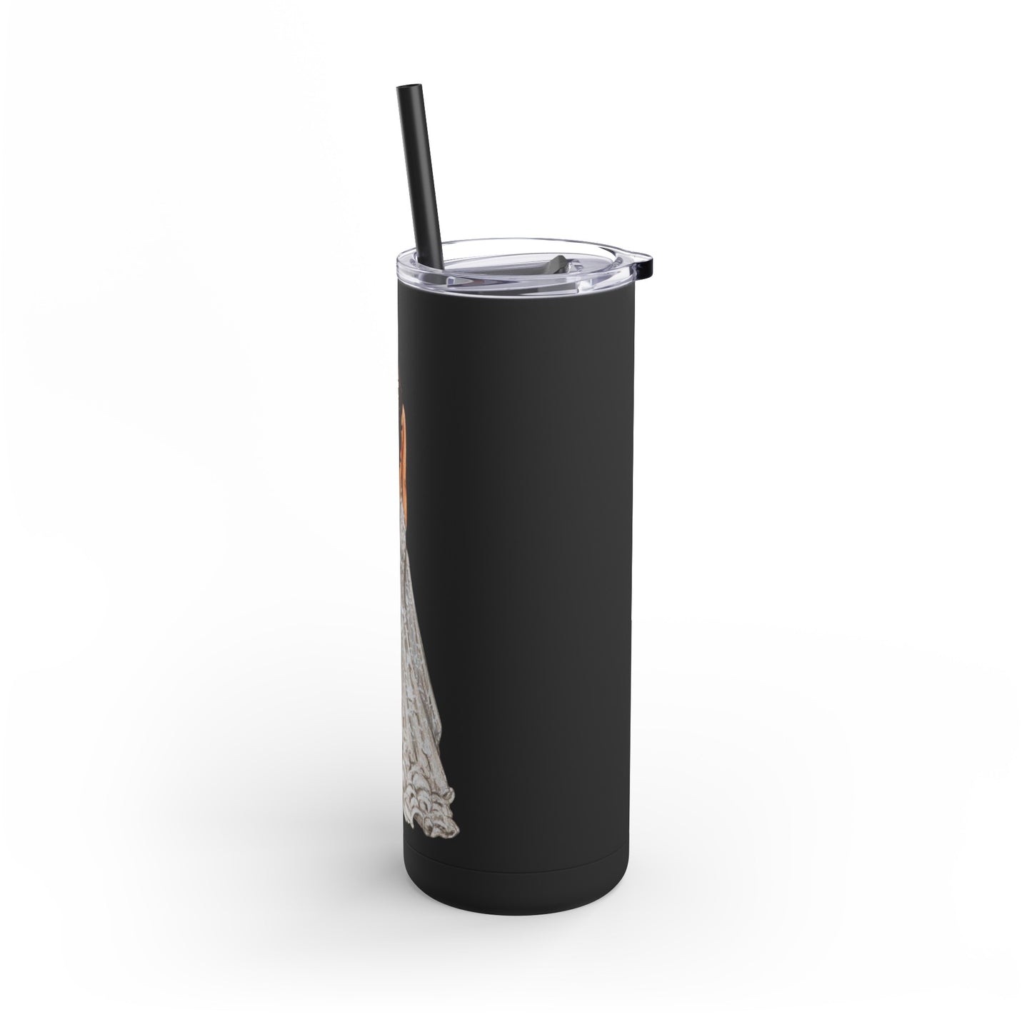 Floral Bride Skinny Tumbler