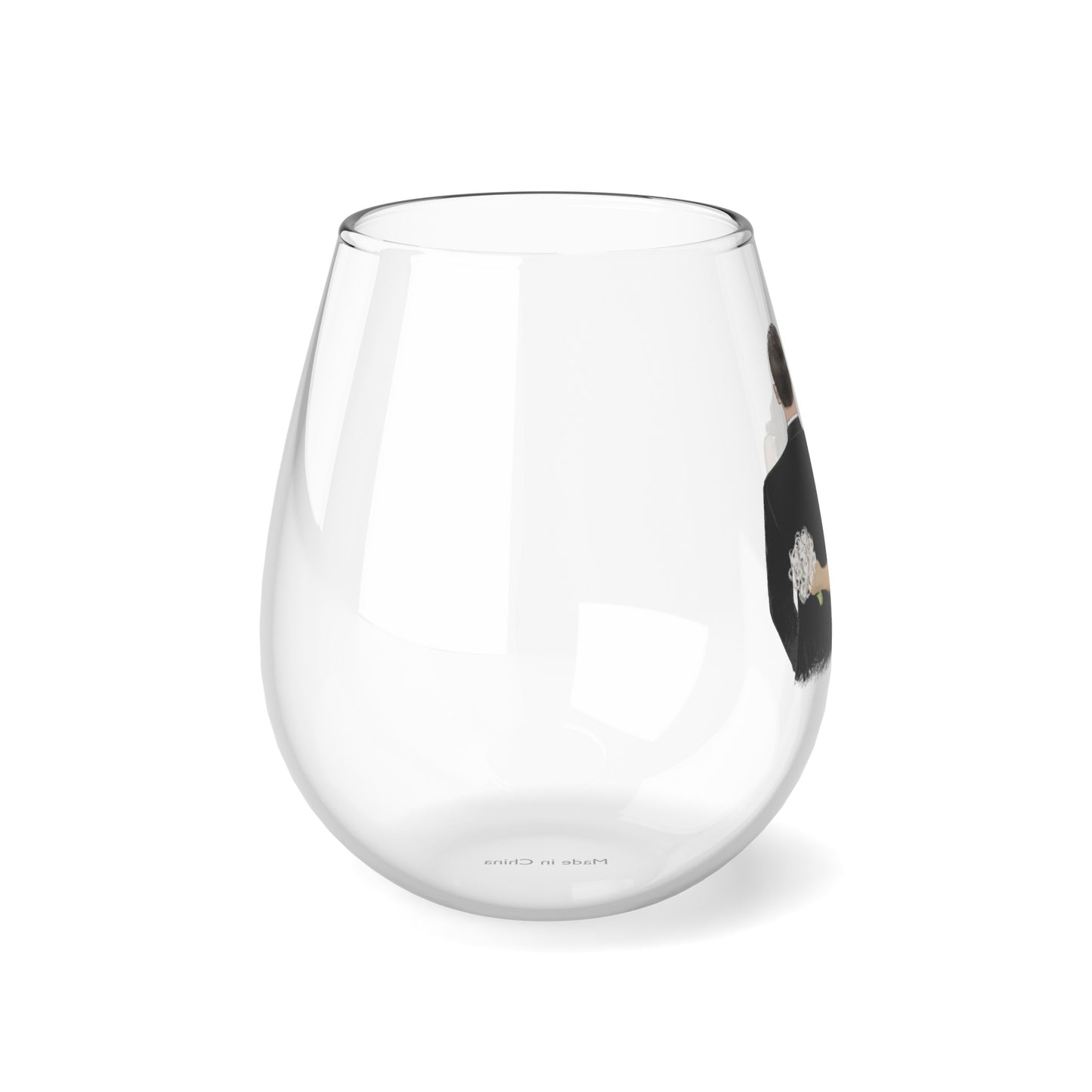 Weeding Seamless Wine Glass