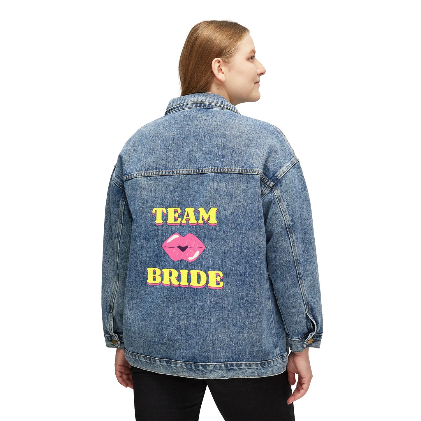 Women's Denim Jacket, Bridesmaid, Team Bride, Bachelorette, Wedding