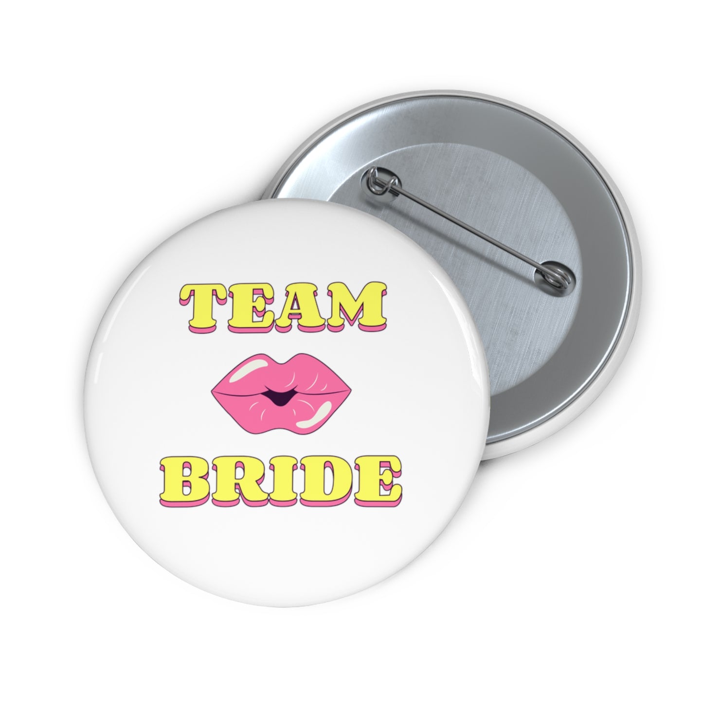 Team Bride Button Pins