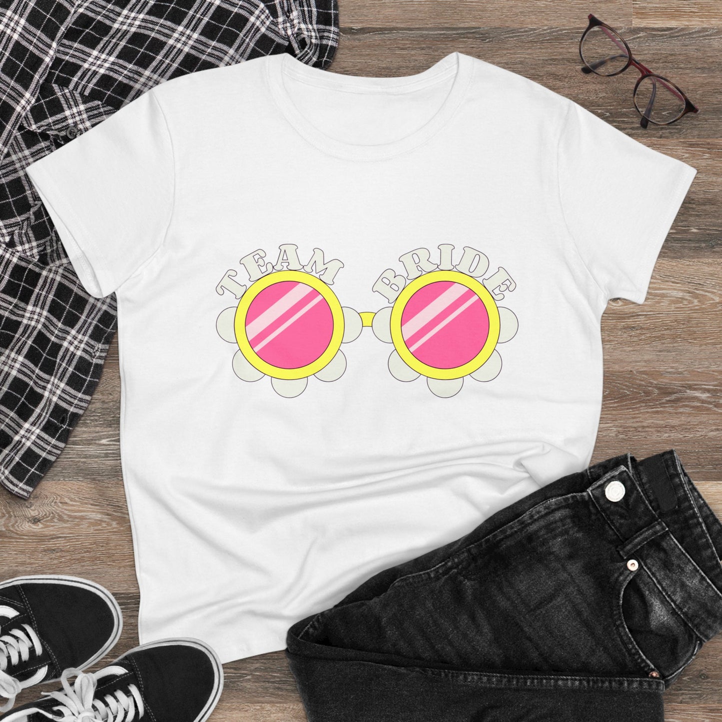 Team Bride Glasses Tee