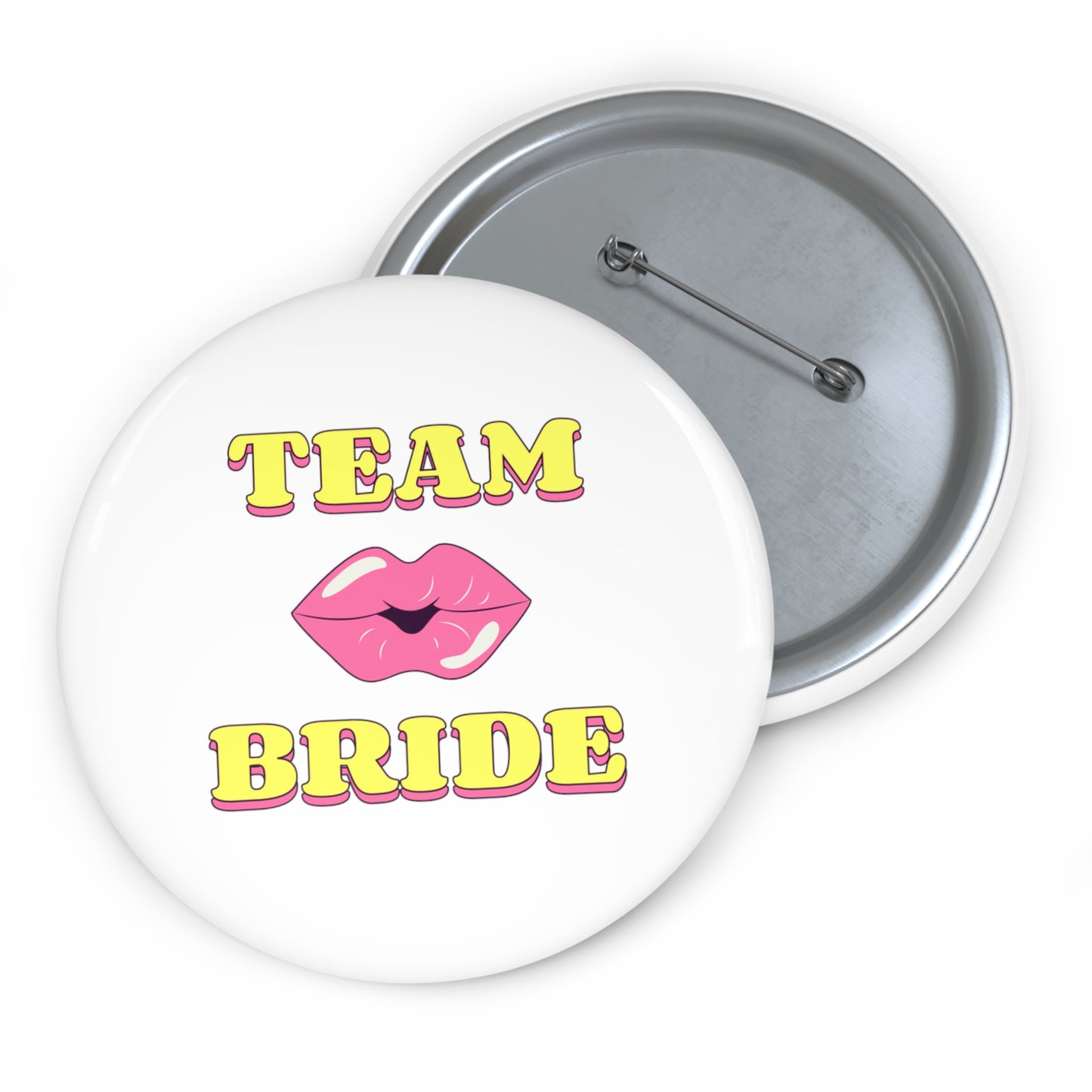 Team Bride Button Pins