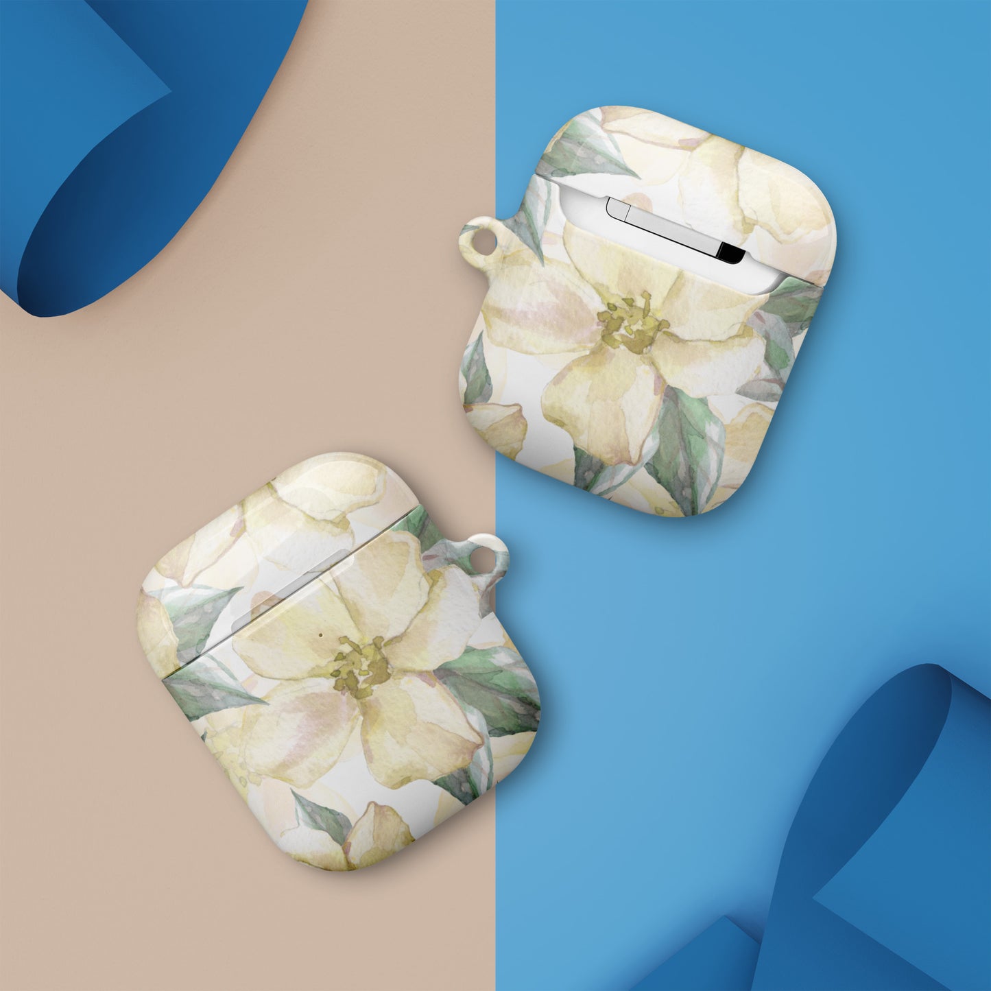 Yellow Floral AirPod Case