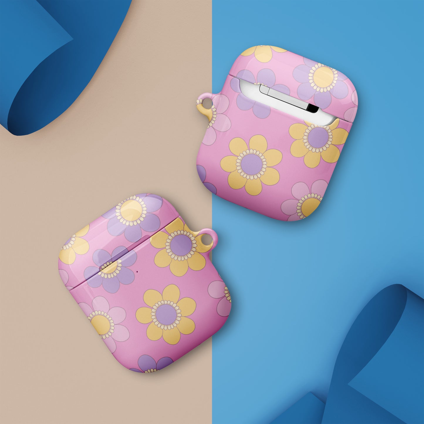 Pink Floral AirPod Case