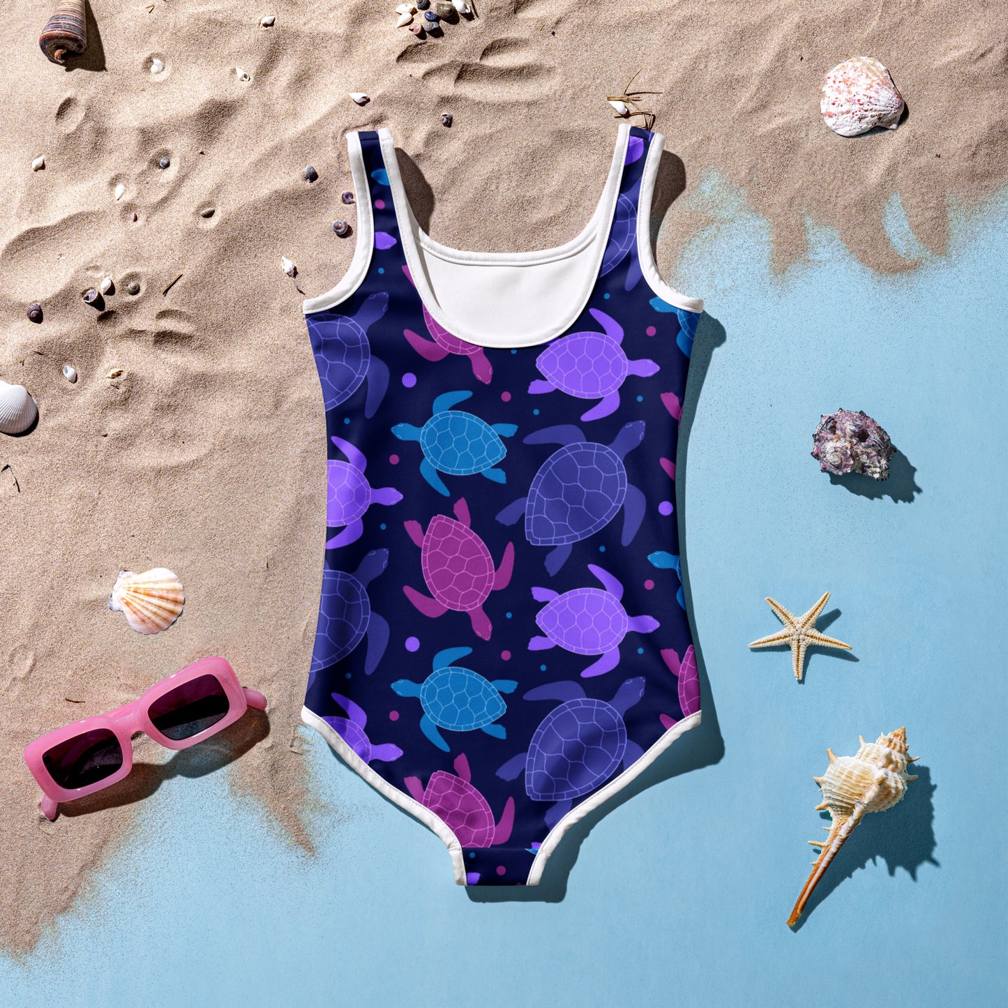 Kids Toddler Turtle Swimsuit