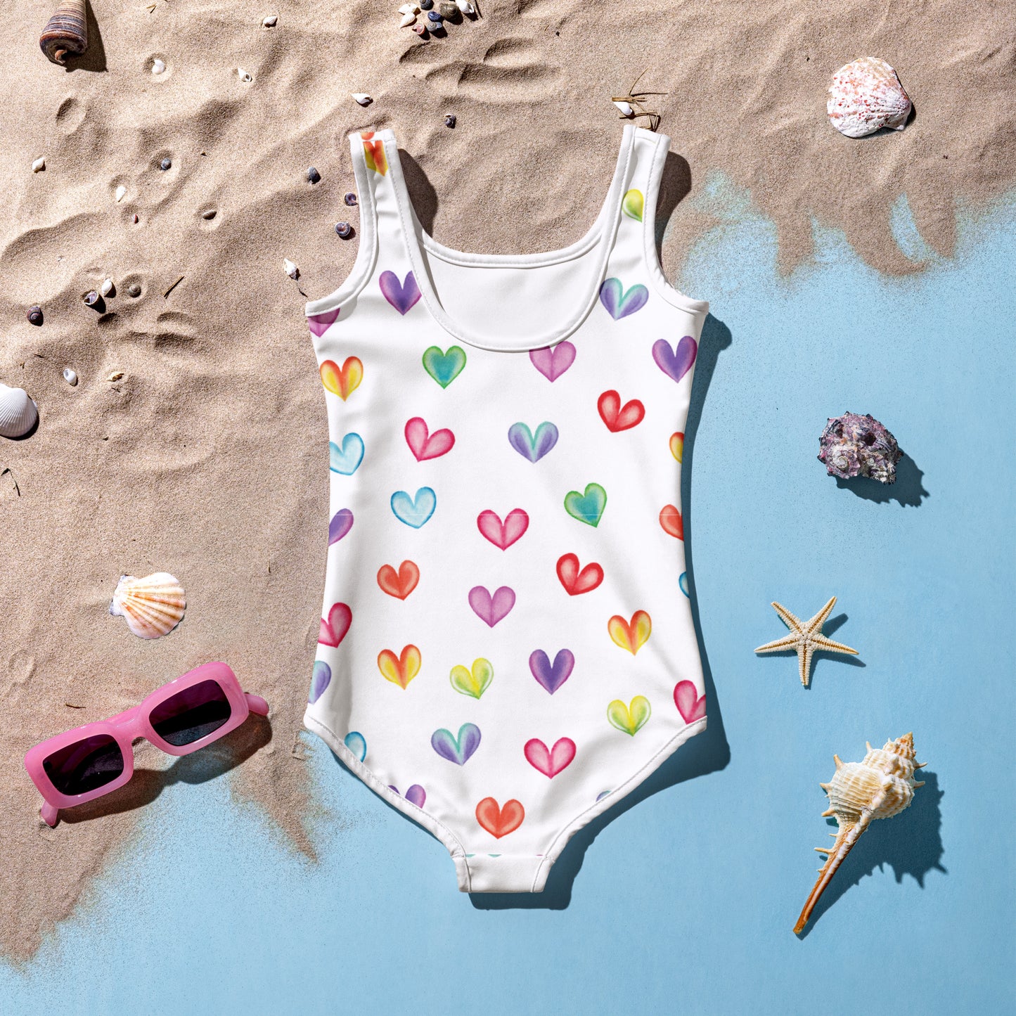 Hearts Kids and Toddler Swimsuit