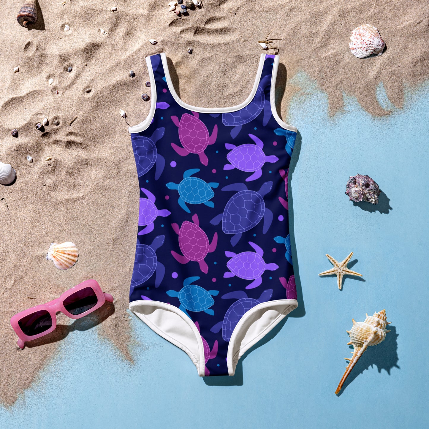 Kids Toddler Turtle Swimsuit