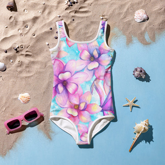 Floral Kids Toddler Swimsuit