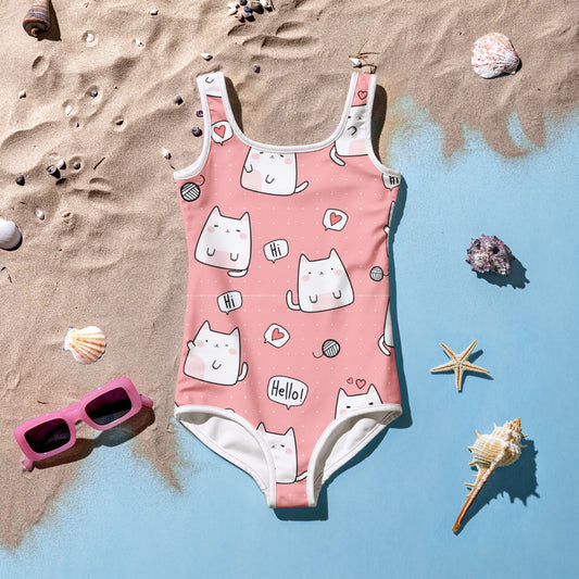 Kitten Kids Toddler Swimsuit