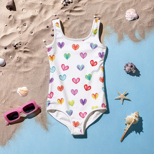 Hearts Kids and Toddler Swimsuit