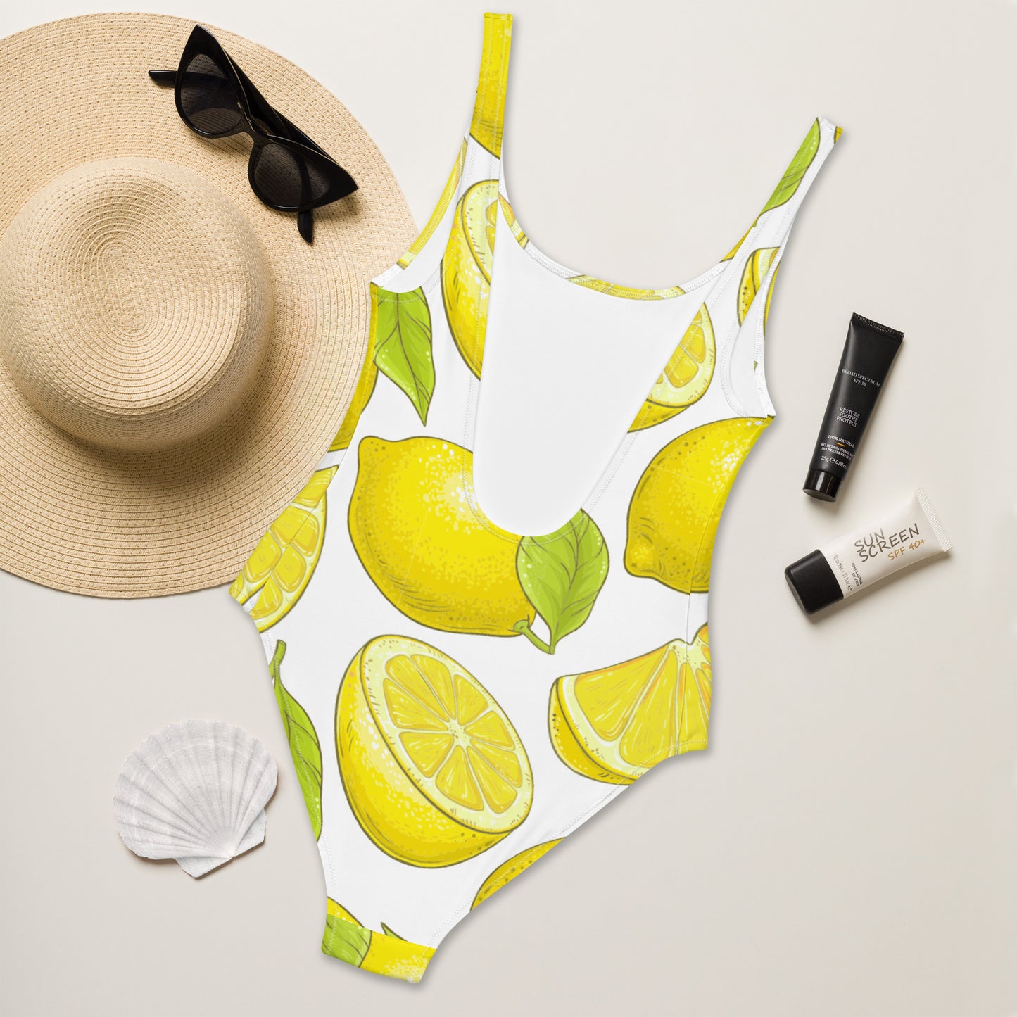 Lemon One-Piece Swimsuit