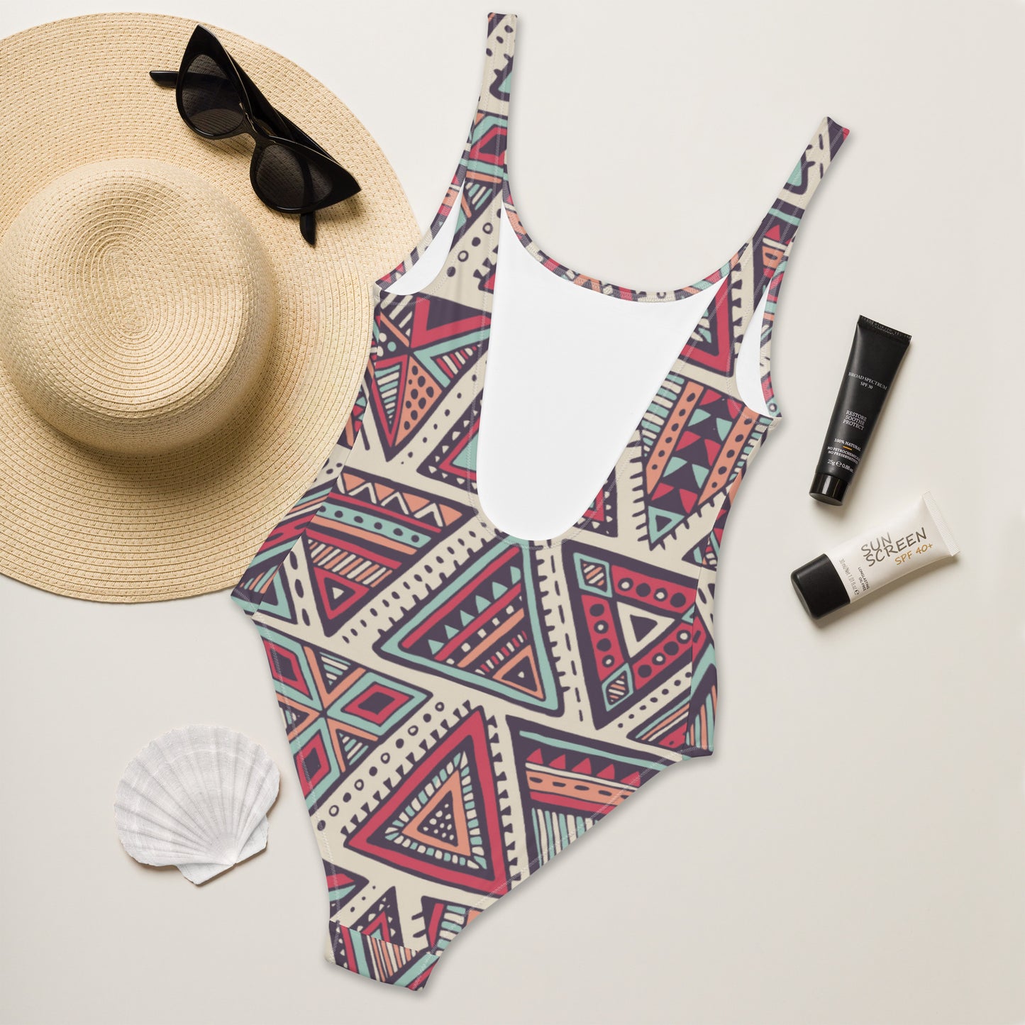 Tribal One Piece Swimsuit