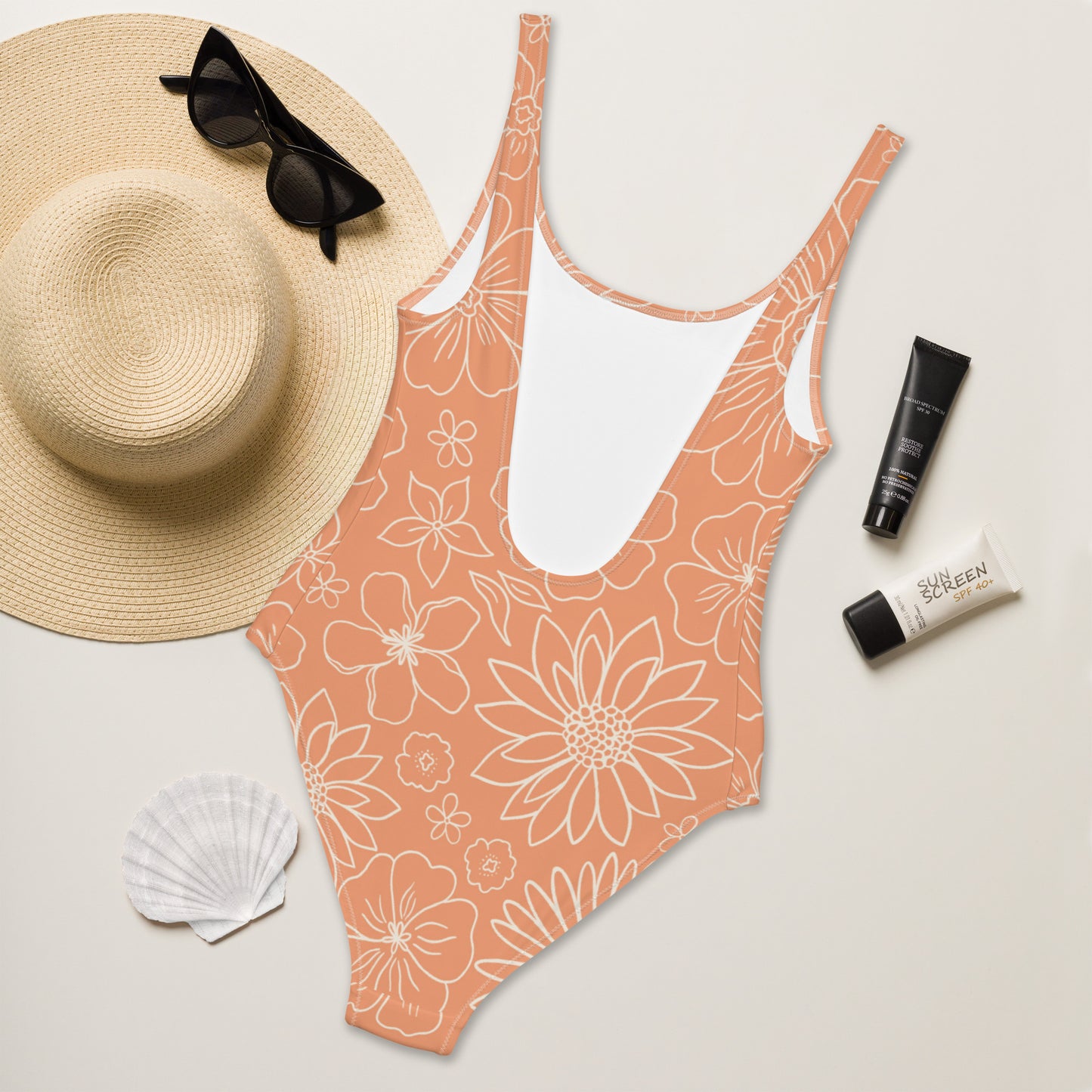 Floral One-Piece Swimsuit