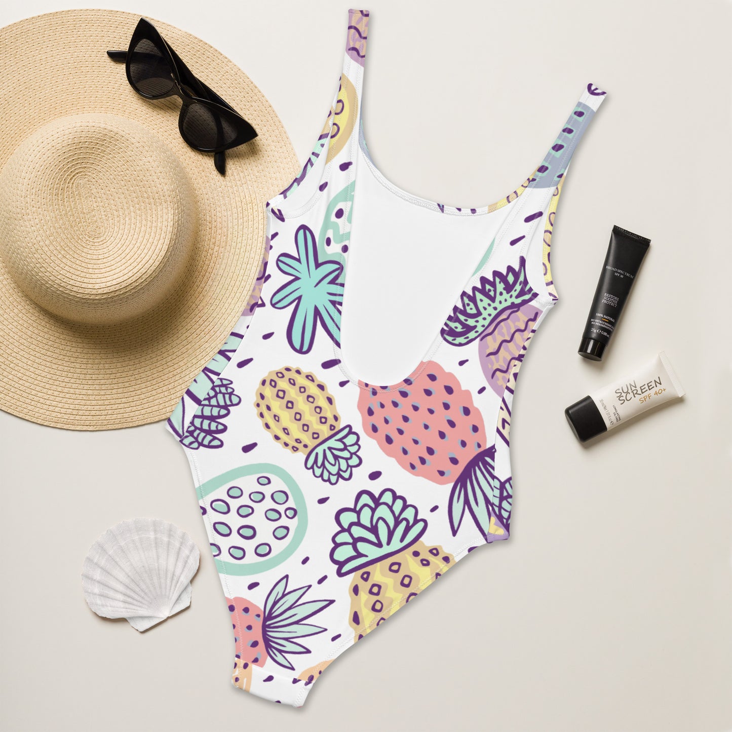 Pineapple One-Piece Swimsuit